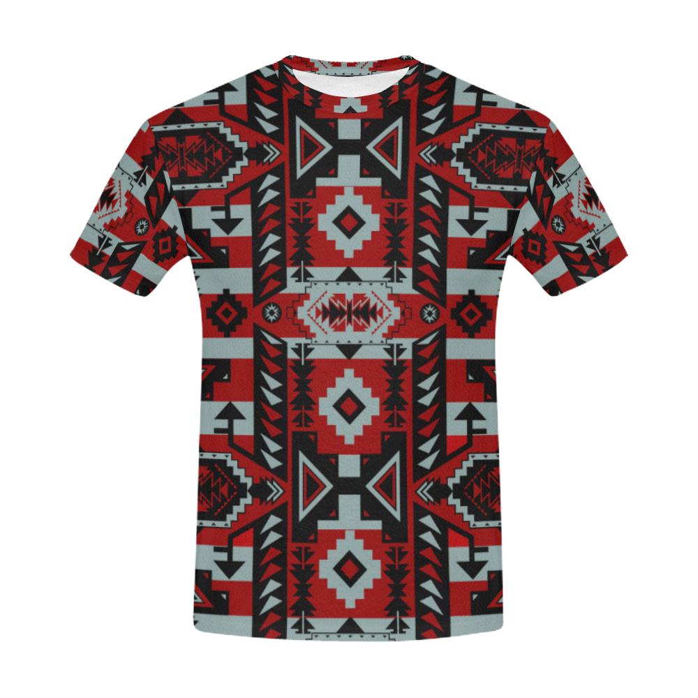 Chiefs Mountain Candy Sierra-Dark All Over Print T-Shirt for Men (USA Size) (Model T40) All Over Print T-Shirt for Men (T40) e-joyer