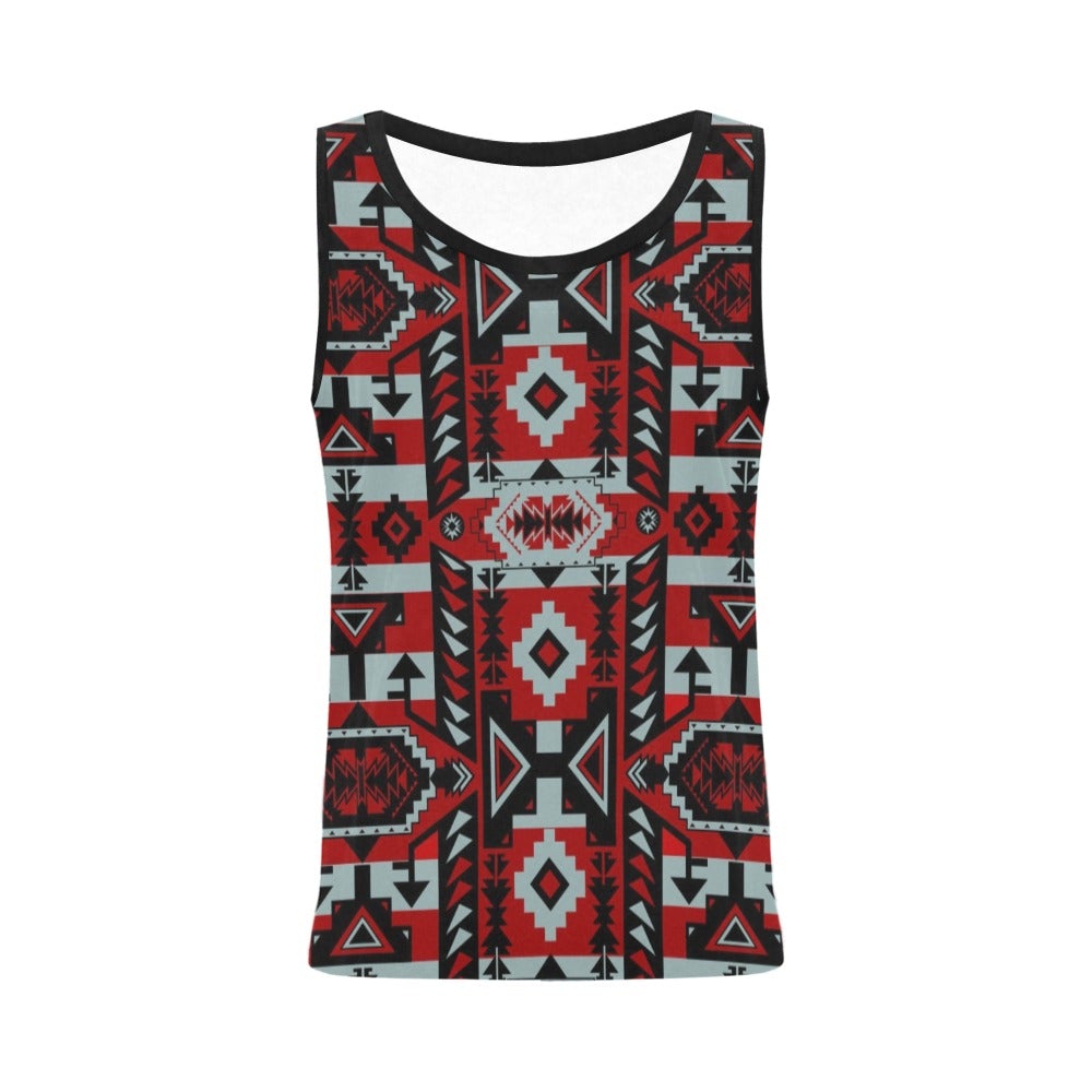 Chiefs Mountain Candy Sierra Dark All Over Print Tank Top for Women (Model T43) All Over Print Tank Top for Women (T43) e-joyer