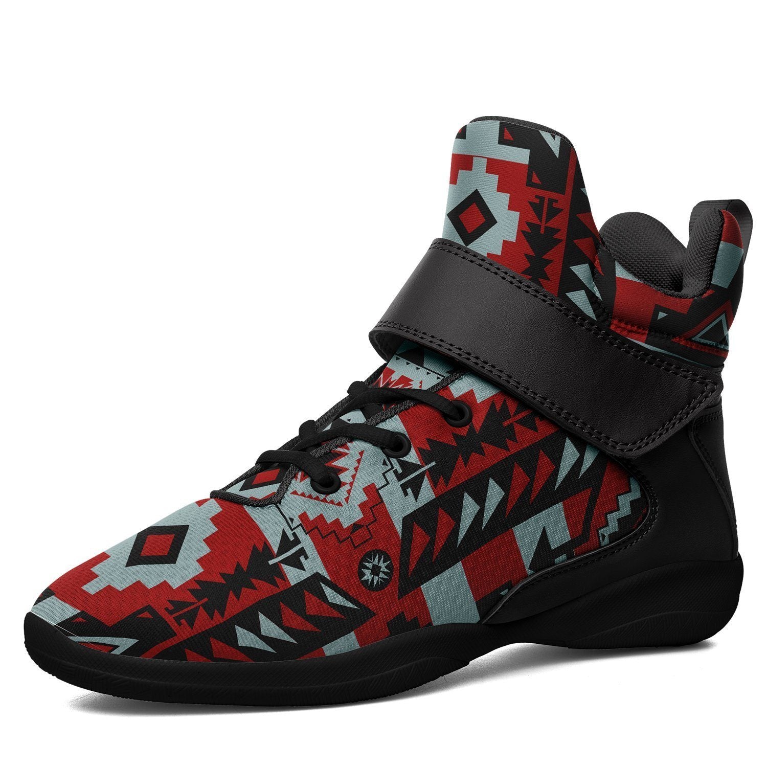 Chiefs Mountain Candy Sierra Dark Kid's Ipottaa Basketball / Sport High Top Shoes 49 Dzine US Child 12.5 / EUR 30 Black Sole with Black Strap