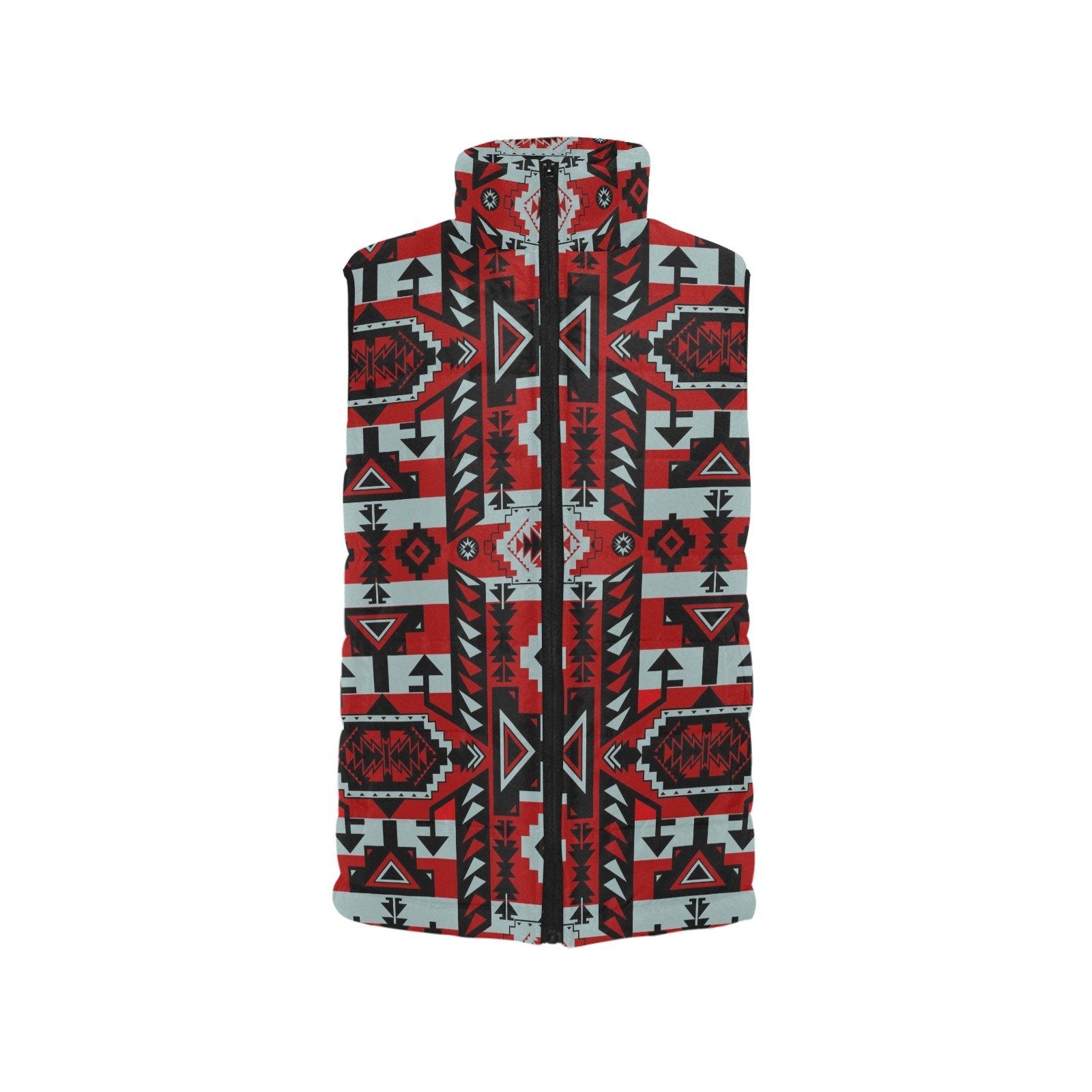 Chiefs Mountain Candy Sierra Dark Men's Padded Vest Jacket (Model H44) Men's Padded Vest Jacket (H44) e-joyer