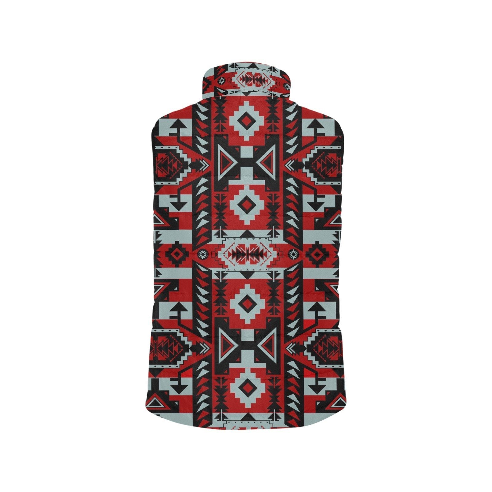 Chiefs Mountain Candy Sierra Dark Men's Padded Vest Jacket (Model H44) Men's Padded Vest Jacket (H44) e-joyer