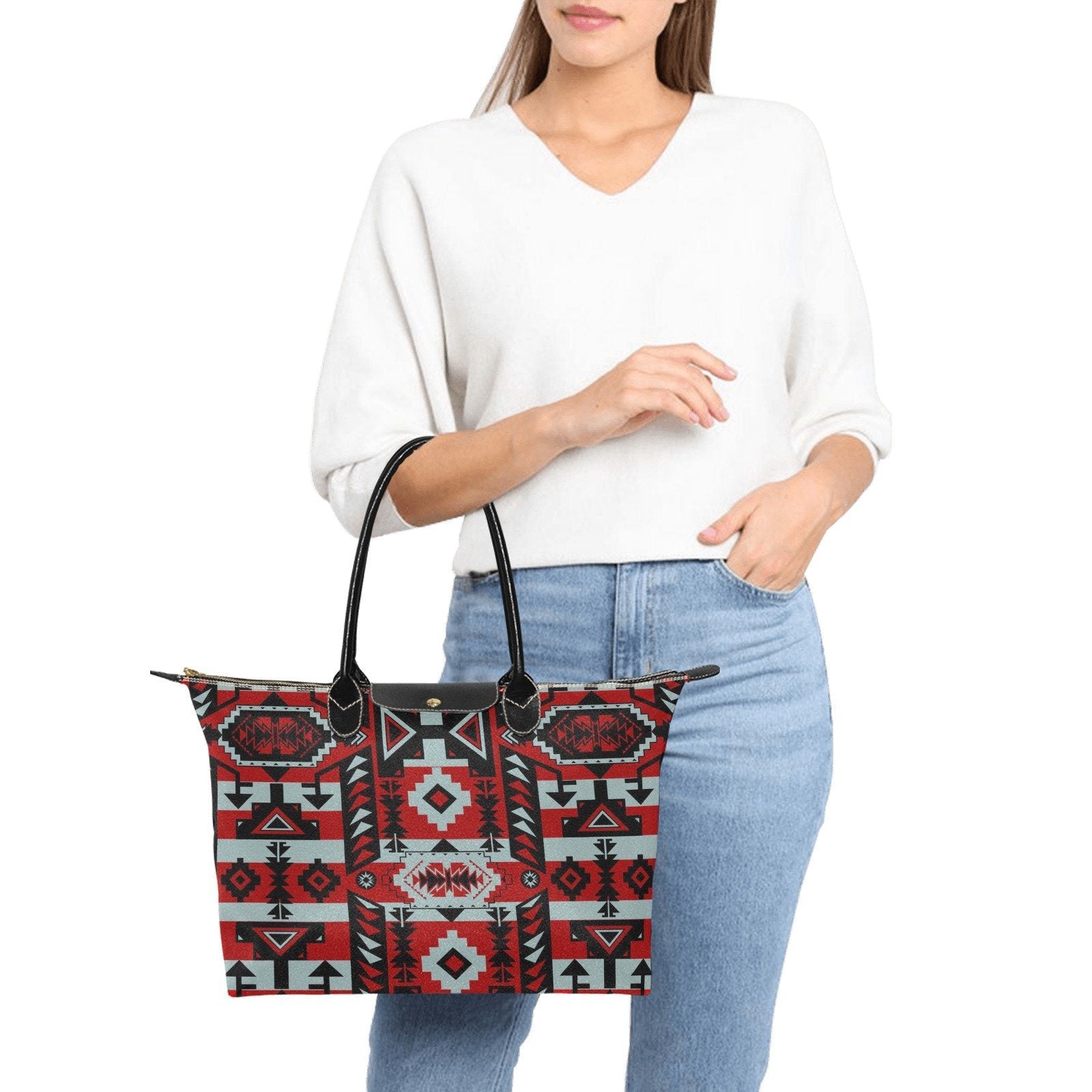 Chiefs Mountain Candy Sierra Dark Single-Shoulder Lady Handbag (Model 1714) bag e-joyer