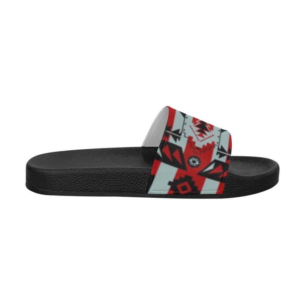 Chiefs Mountain Candy Sierra-Dark Women's Slide Sandals (Model 057) Women's Slide Sandals (057) e-joyer
