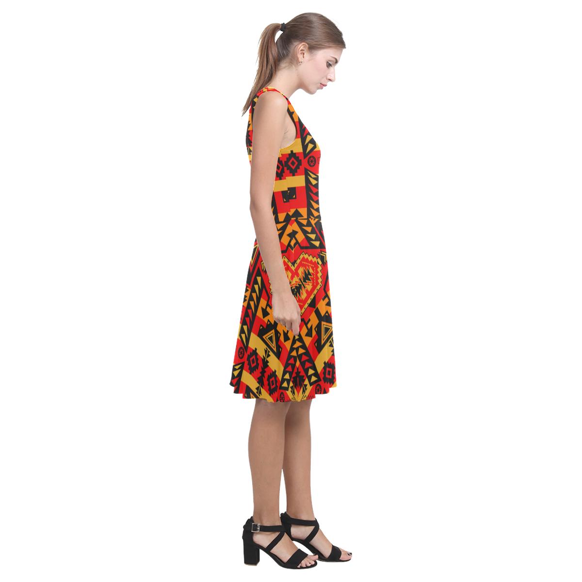Chiefs Mountain Fire Atalanta Casual Sundress(Model D04) Atalanta Sundress (D04) e-joyer