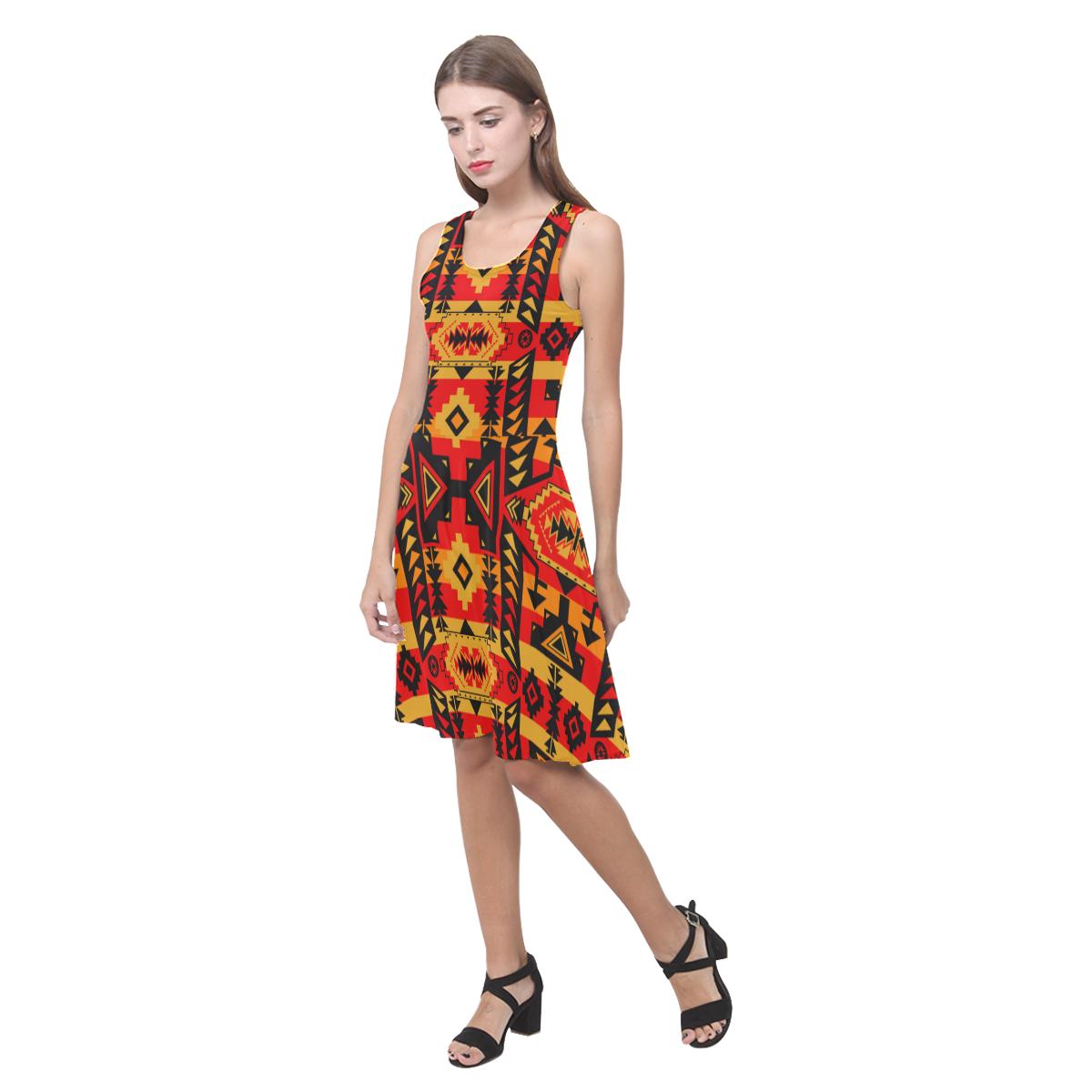 Chiefs Mountain Fire Atalanta Casual Sundress(Model D04) Atalanta Sundress (D04) e-joyer