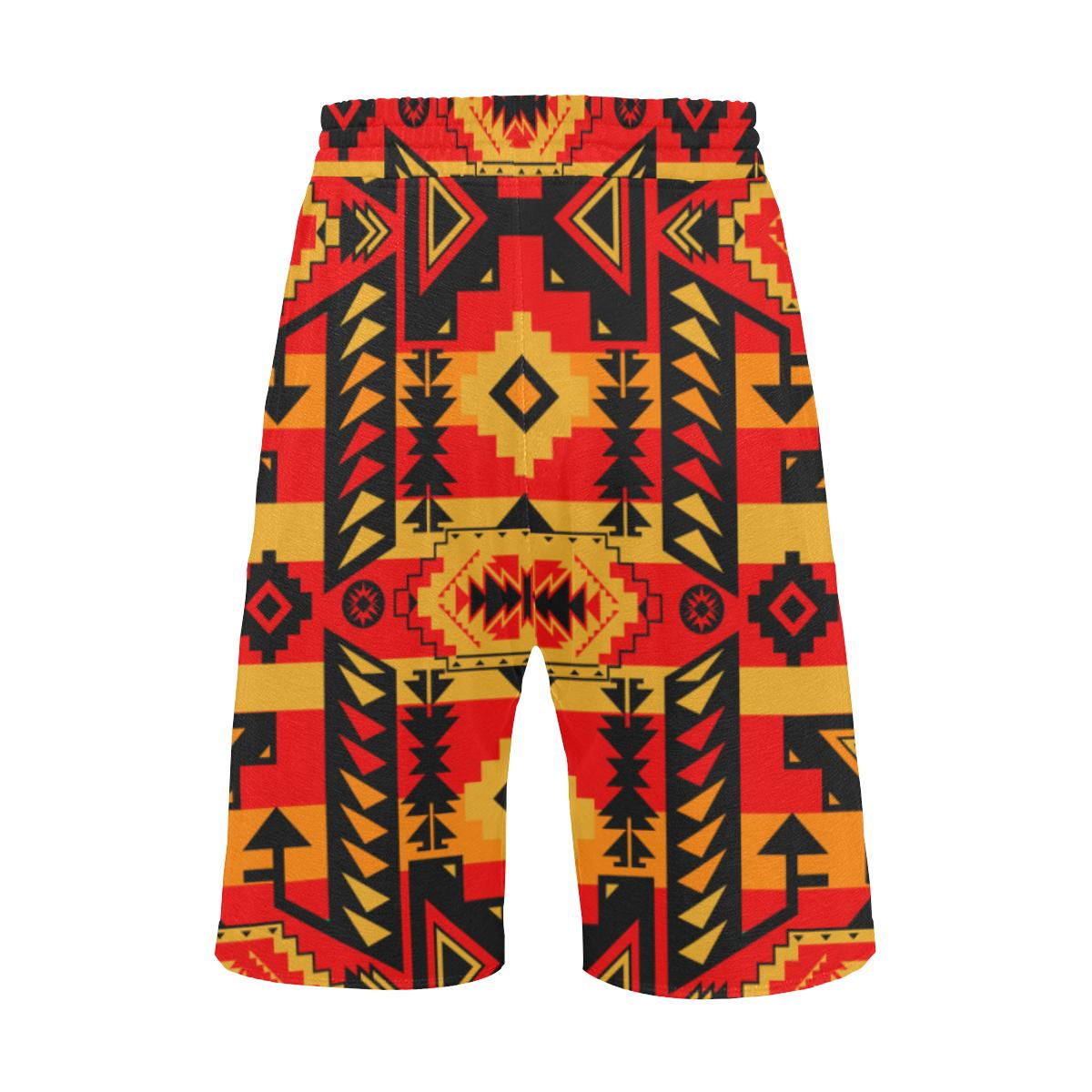 Chiefs Mountain Fire Men's All Over Print Casual Shorts (Model L23) Men's Casual Shorts (L23) e-joyer