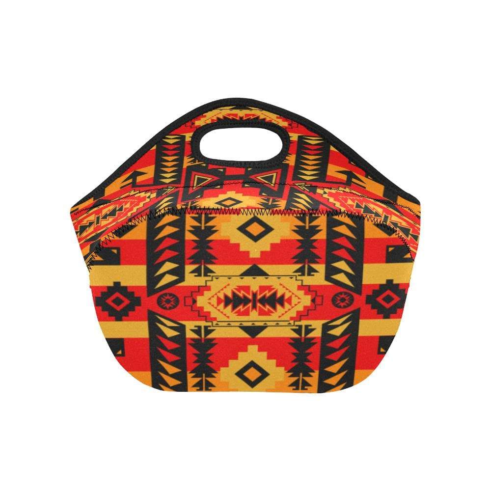 Chiefs Mountain Fire Neoprene Lunch Bag/Small (Model 1669) Neoprene Lunch Bag/Small (1669) e-joyer