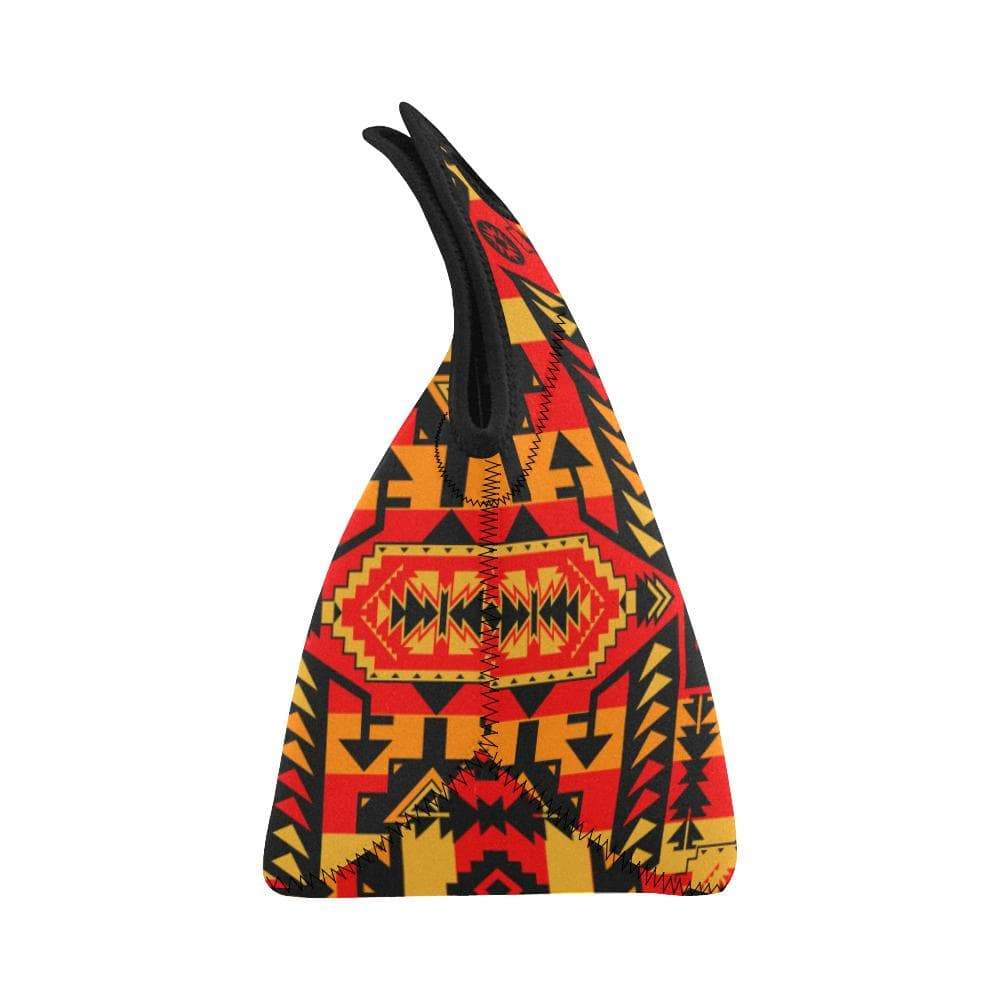 Chiefs Mountain Fire Neoprene Lunch Bag/Small (Model 1669) Neoprene Lunch Bag/Small (1669) e-joyer