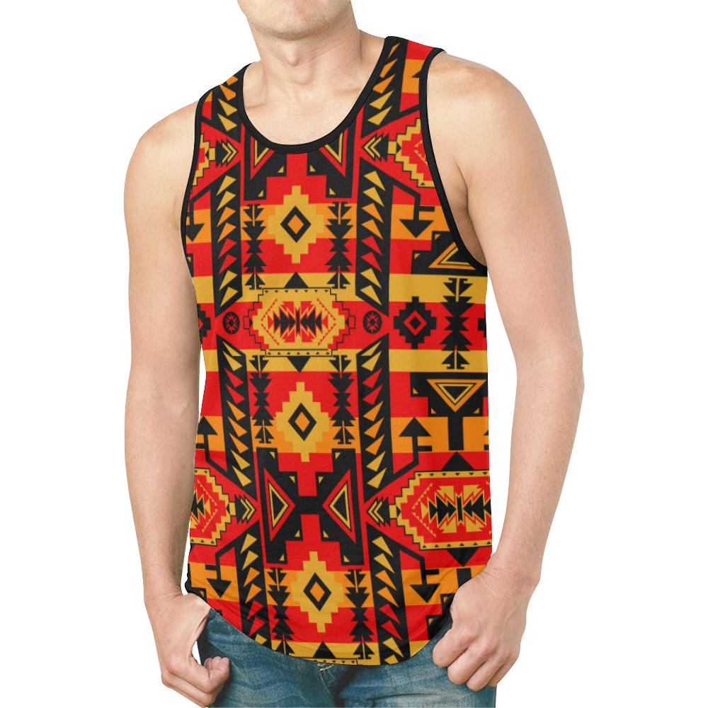 Chiefs Mountain Fire New All Over Print Tank Top for Men (Model T46) New All Over Print Tank Top for Men (T46) e-joyer