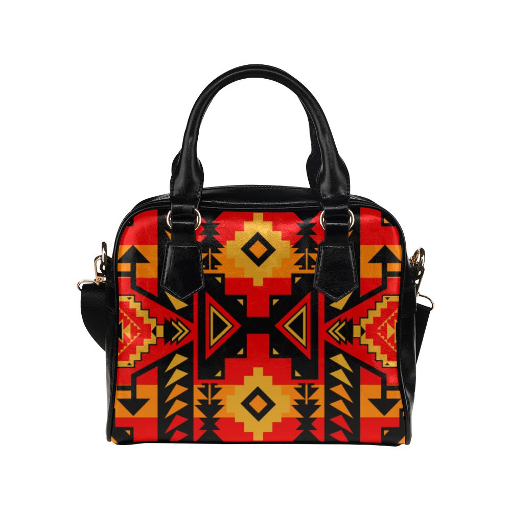 Chiefs Mountain Fire Shoulder Handbag (Model 1634) Shoulder Handbags (1634) e-joyer