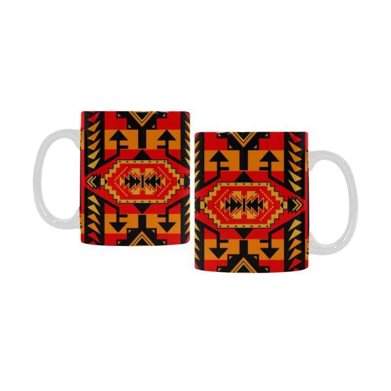 Chiefs Mountain Fire White Mug(11OZ) White Mug e-joyer