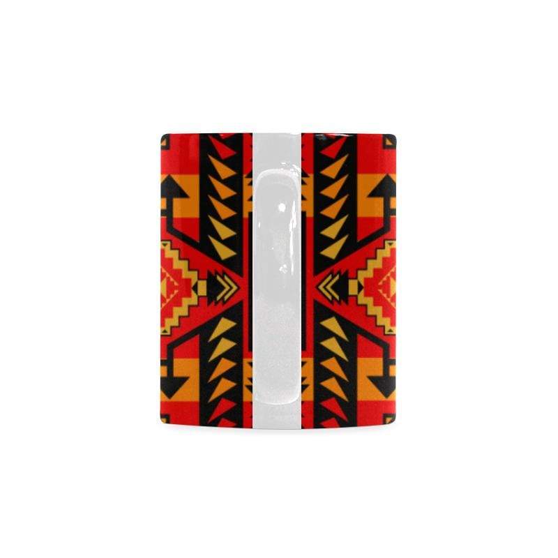 Chiefs Mountain Fire White Mug(11OZ) White Mug e-joyer