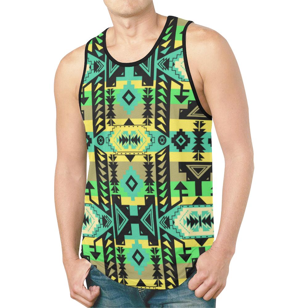 Chiefs Mountain Light Kelly New All Over Print Tank Top for Men (Model T46) New All Over Print Tank Top for Men (T46) e-joyer