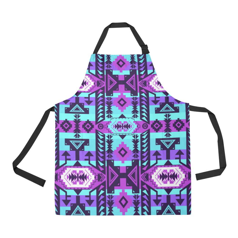 Chiefs Mountain Moon Shadow All Over Print Apron All Over Print Apron e-joyer