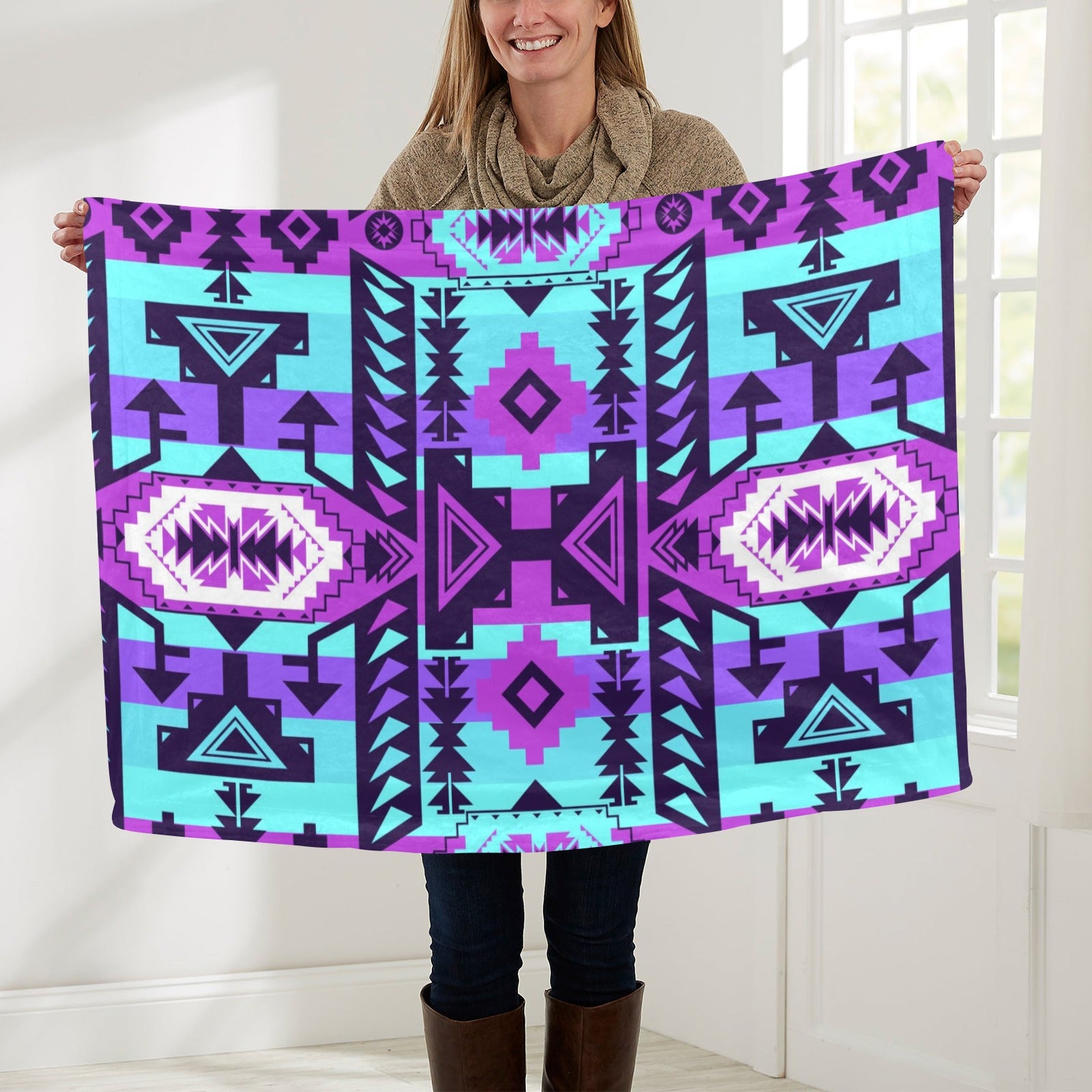 Chiefs Mountain Moon Shadow Baby Blanket 30"x40" Baby Blanket 30"x40" e-joyer