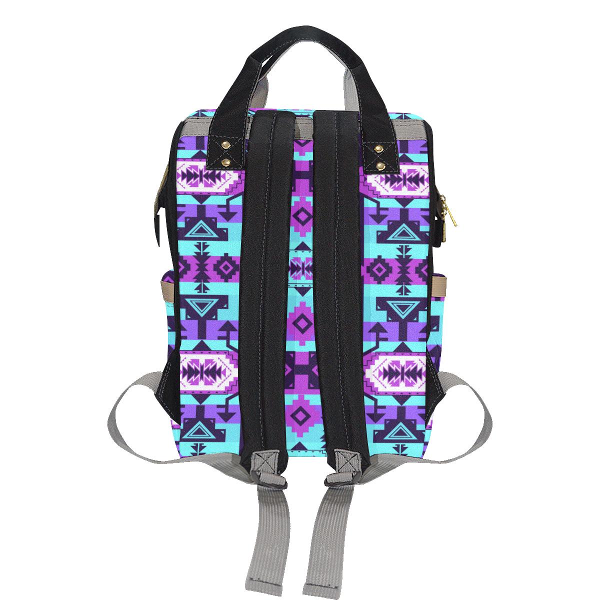Chiefs Mountain Moon Shadow Multi-Function Diaper Backpack (Model 1688) Diaper Backpack (1688) e-joyer