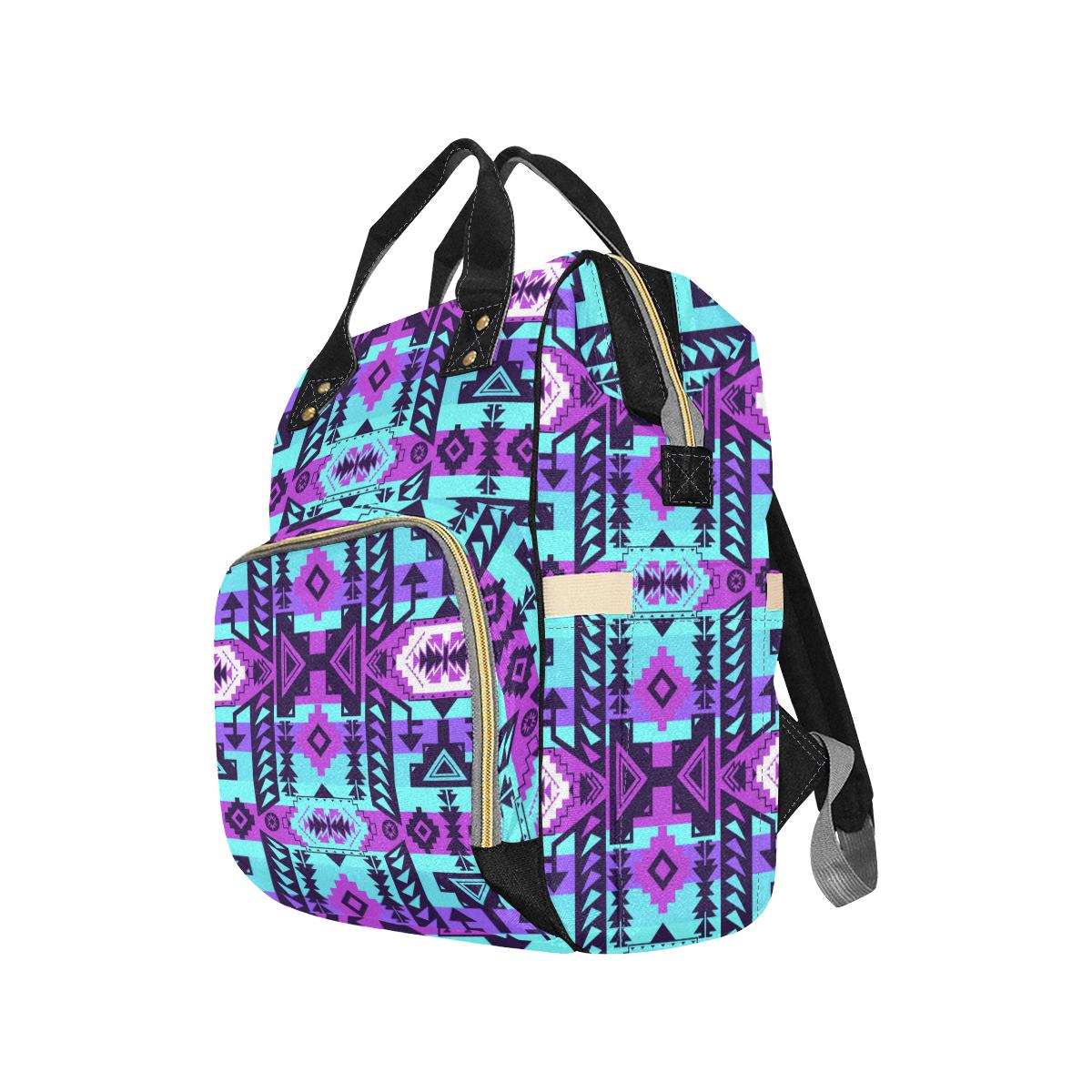 Chiefs Mountain Moon Shadow Multi-Function Diaper Backpack (Model 1688) Diaper Backpack (1688) e-joyer