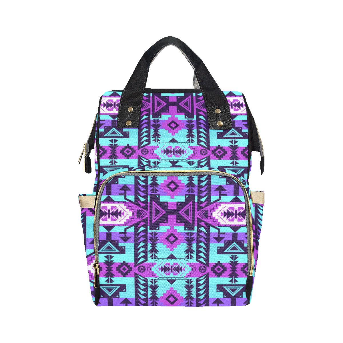Chiefs Mountain Moon Shadow Multi-Function Diaper Backpack (Model 1688) Diaper Backpack (1688) e-joyer