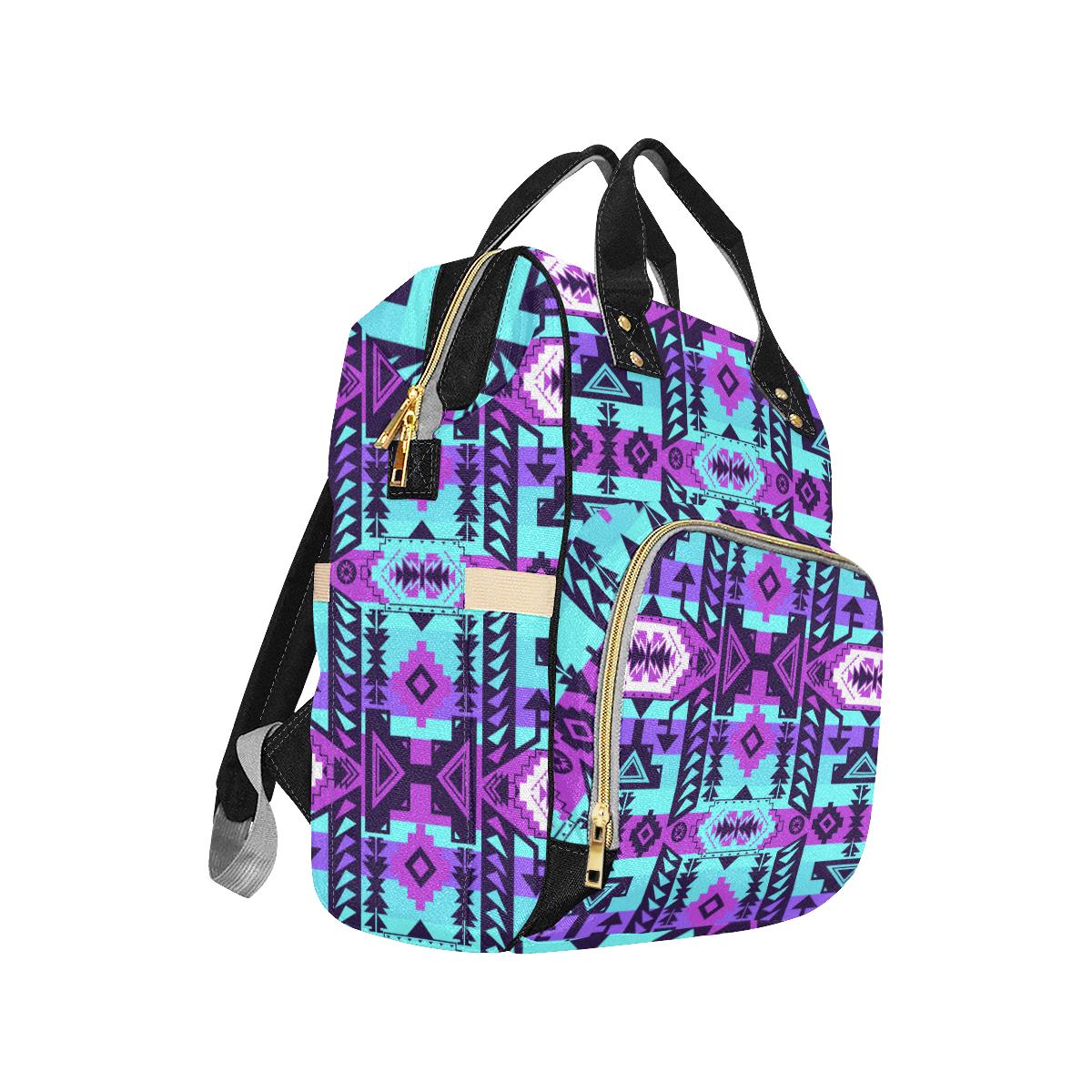 Chiefs Mountain Moon Shadow Multi-Function Diaper Backpack (Model 1688) Diaper Backpack (1688) e-joyer