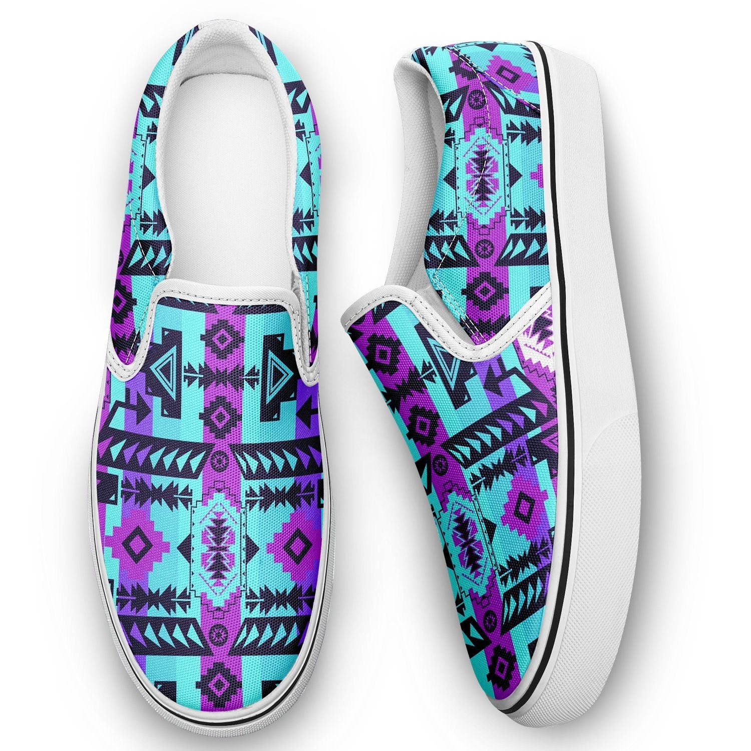 Chiefs Mountain Moon Shadow Otoyimm Canvas Slip On Shoes 49 Dzine