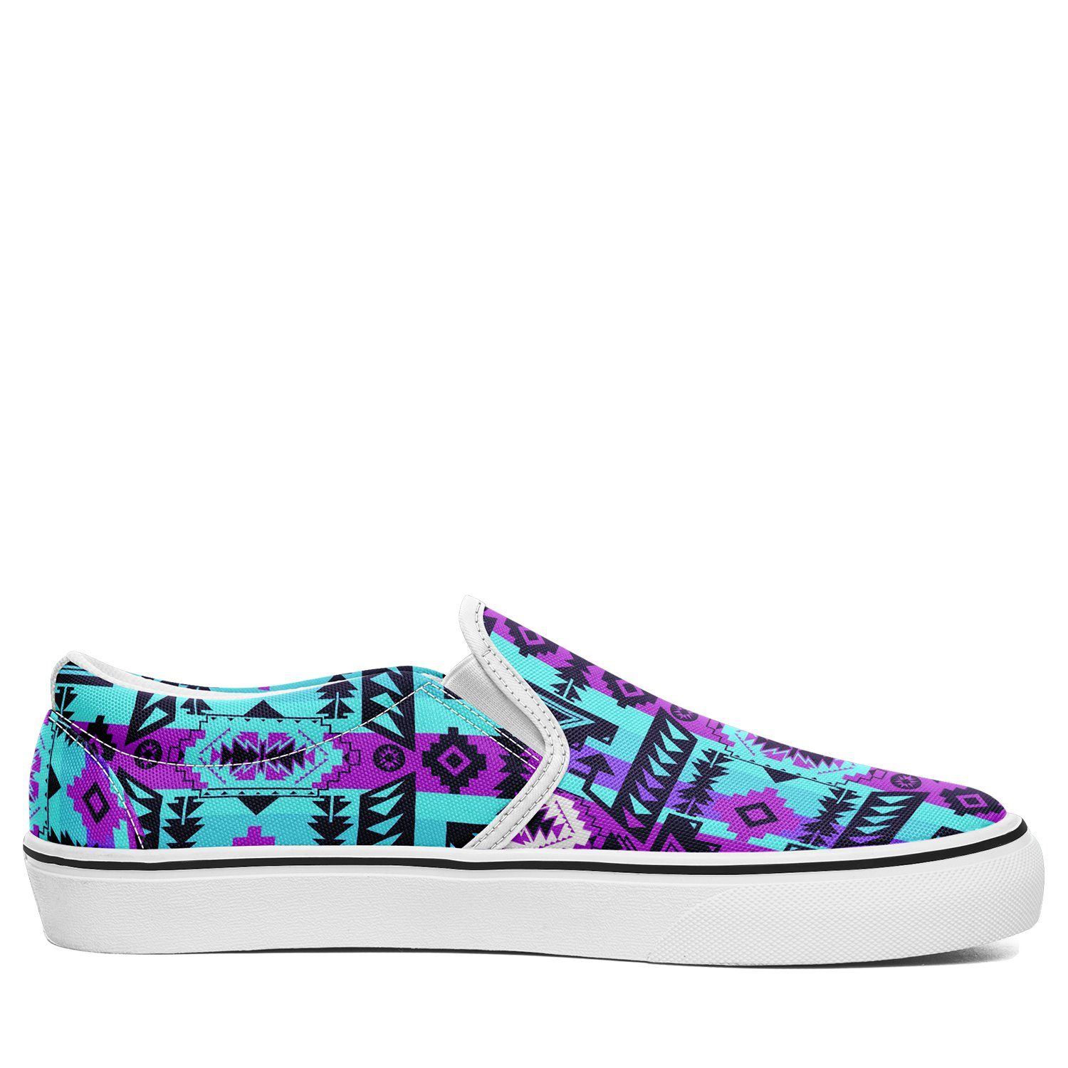 Chiefs Mountain Moon Shadow Otoyimm Kid's Canvas Slip On Shoes 49 Dzine