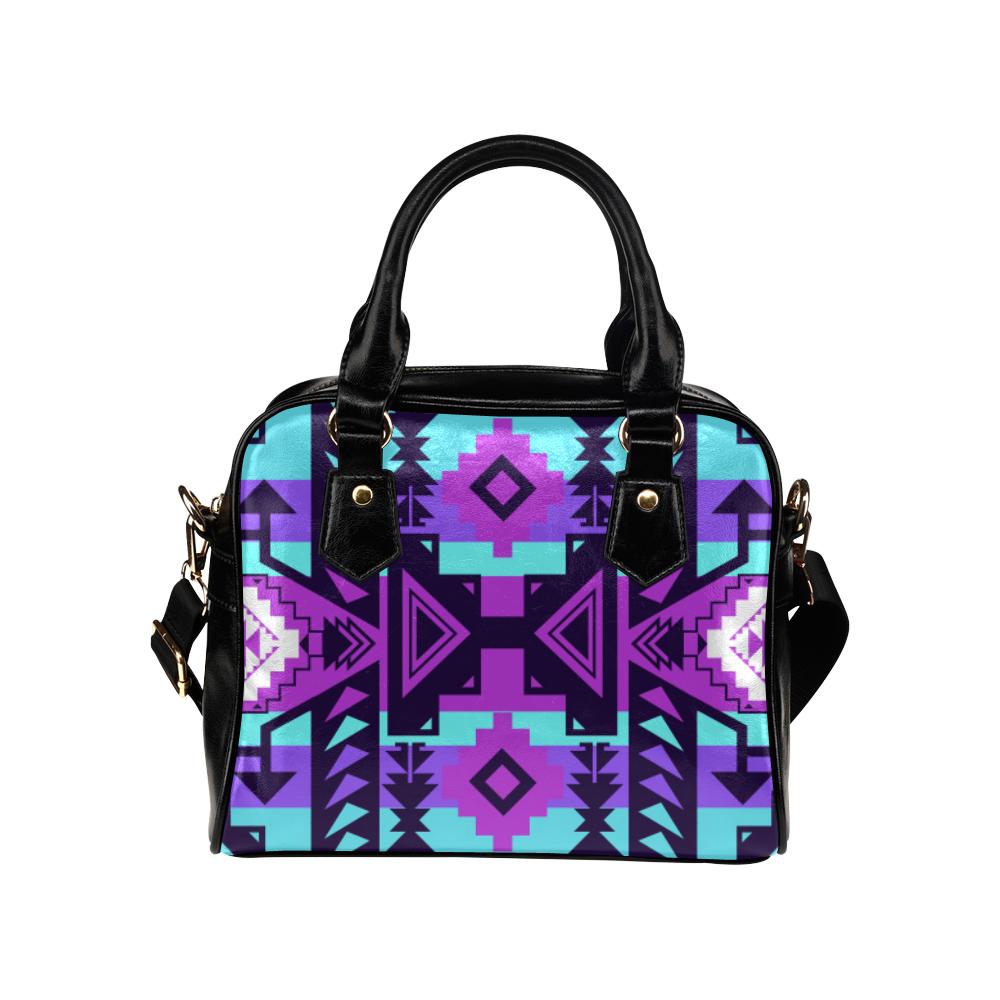 Chiefs Mountain Moon Shadow Shoulder Handbag (Model 1634) Shoulder Handbags (1634) e-joyer