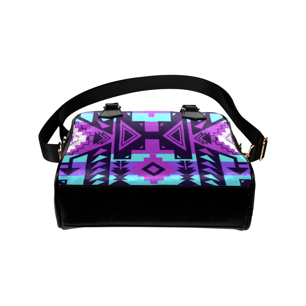 Chiefs Mountain Moon Shadow Shoulder Handbag (Model 1634) Shoulder Handbags (1634) e-joyer
