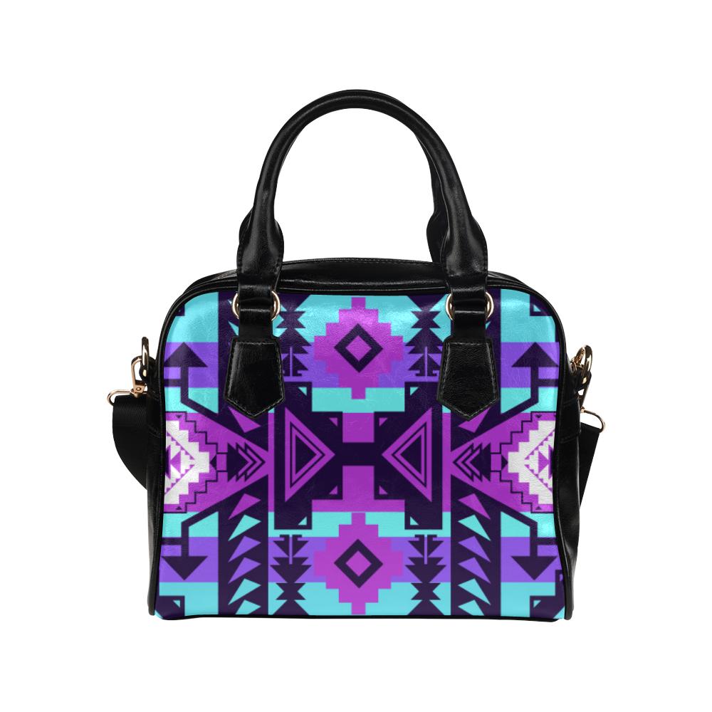 Chiefs Mountain Moon Shadow Shoulder Handbag (Model 1634) Shoulder Handbags (1634) e-joyer
