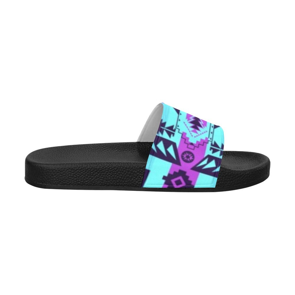 Chiefs Mountain Moon Shadow Women's Slide Sandals (Model 057) Women's Slide Sandals (057) e-joyer