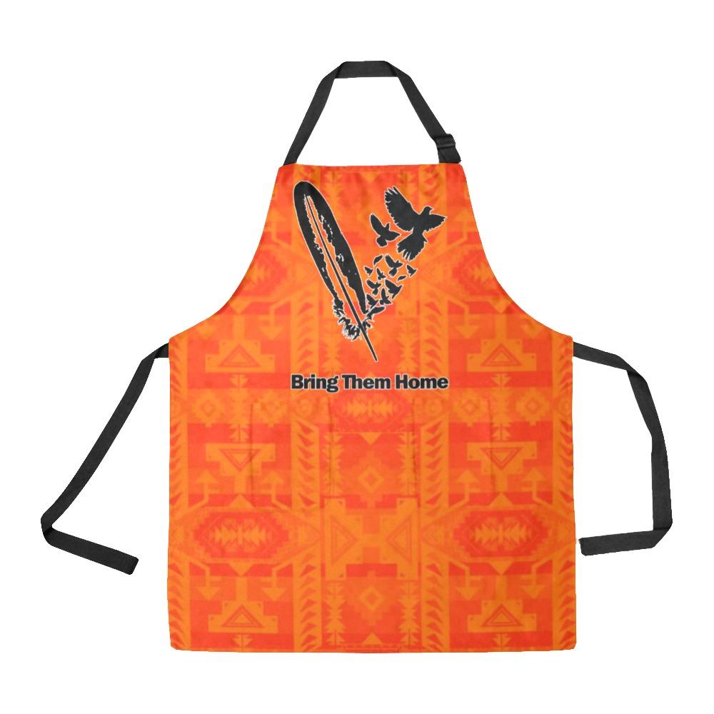 Chiefs Mountain Orange Bring Them Home All Over Print Apron All Over Print Apron e-joyer