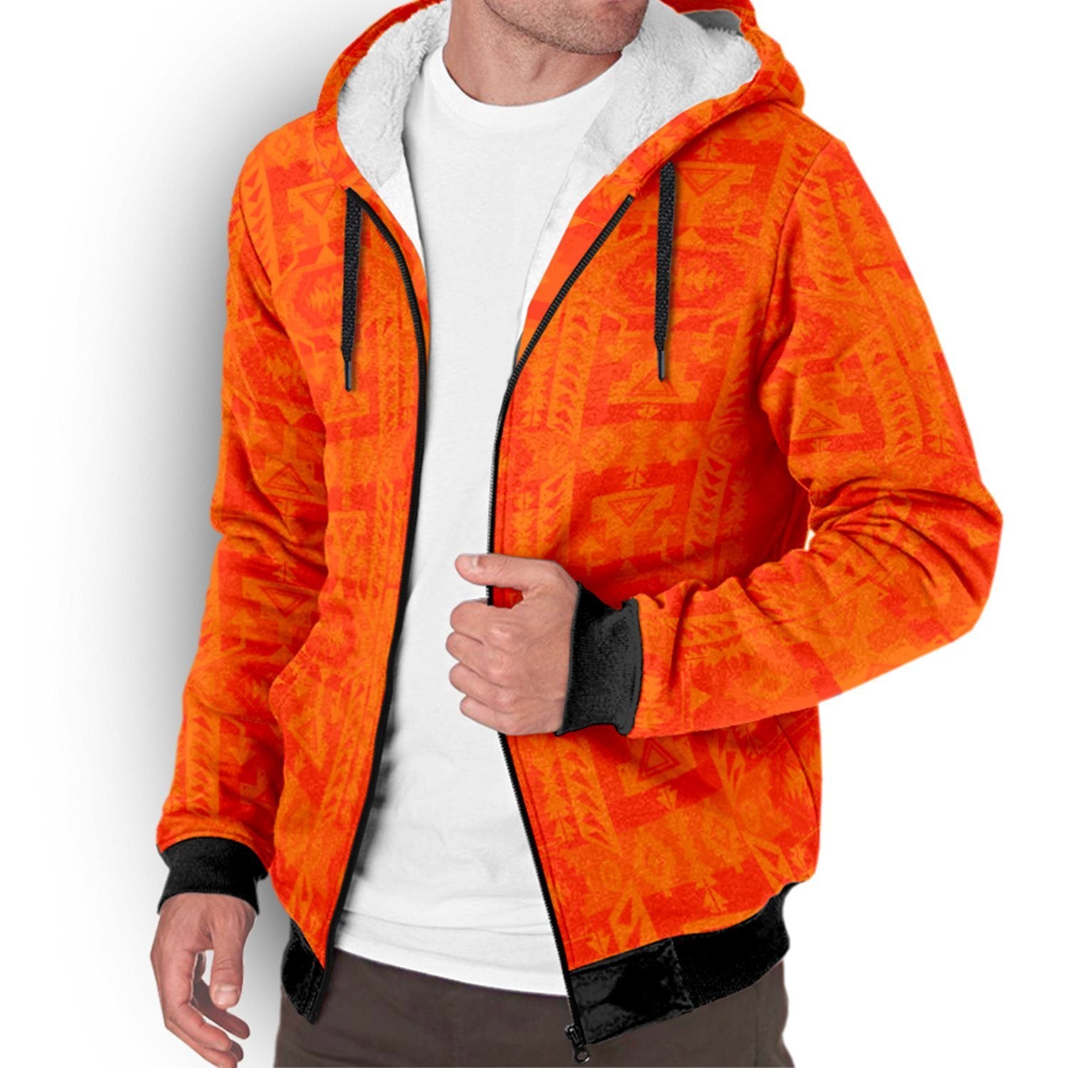 Chiefs Mountain Orange Orange Sherpa Hoodie hoodie Herman