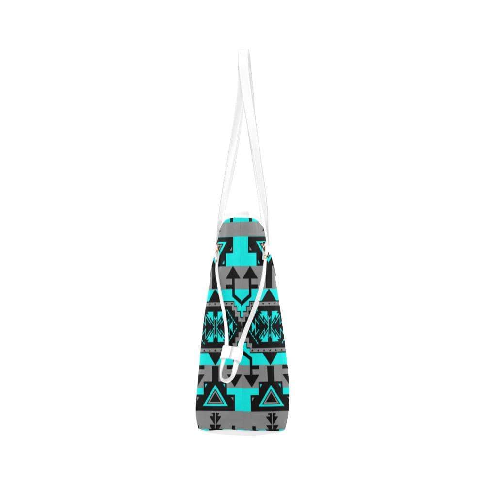 Chiefs Mountain Sky Clover Canvas Tote Bag (Model 1661) Clover Canvas Tote Bag (1661) e-joyer