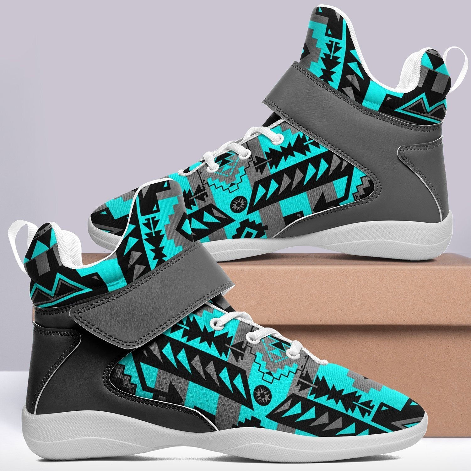 Chiefs Mountain Sky Ipottaa Basketball / Sport High Top Shoes - White Sole 49 Dzine