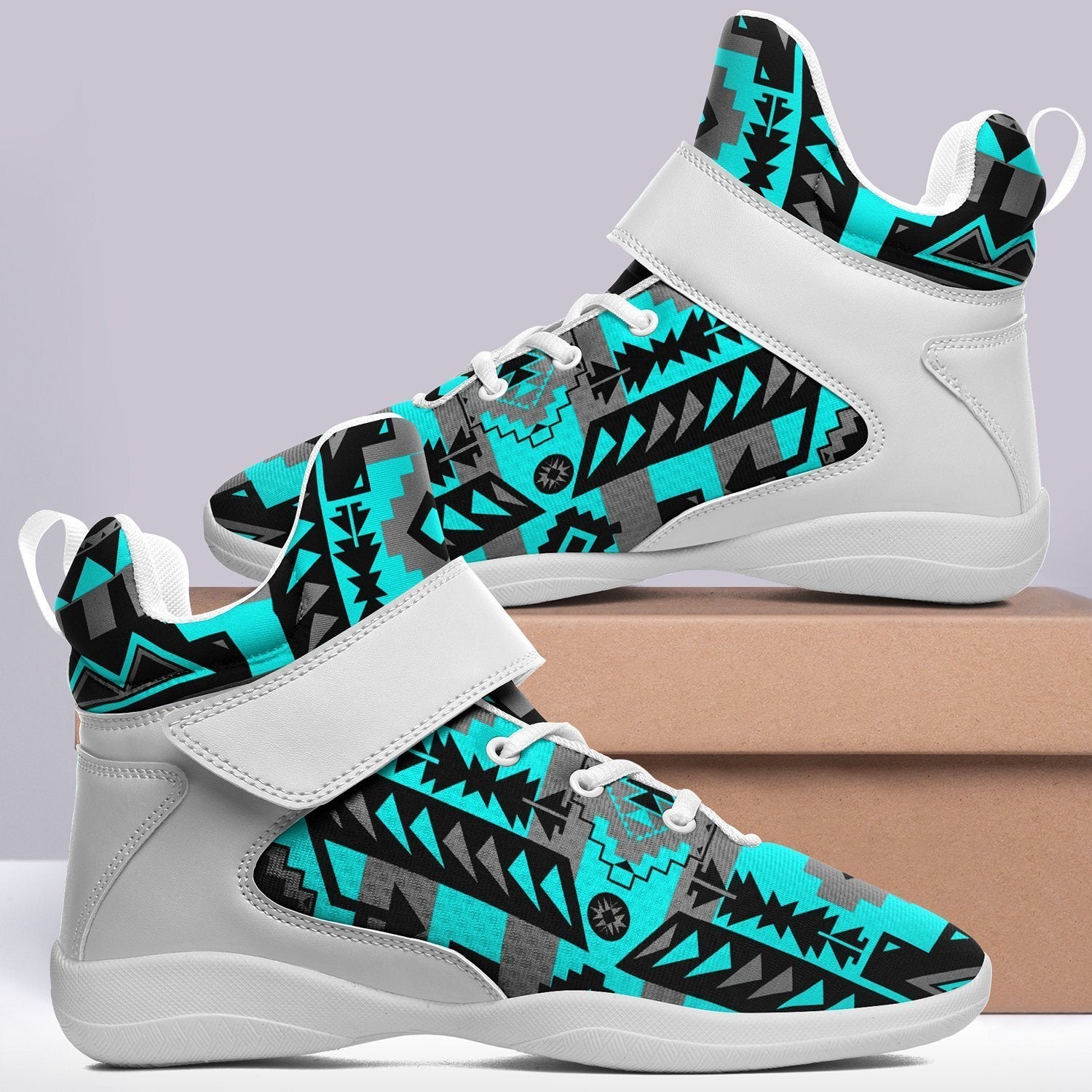 Chiefs Mountain Sky Ipottaa Basketball / Sport High Top Shoes - White Sole 49 Dzine