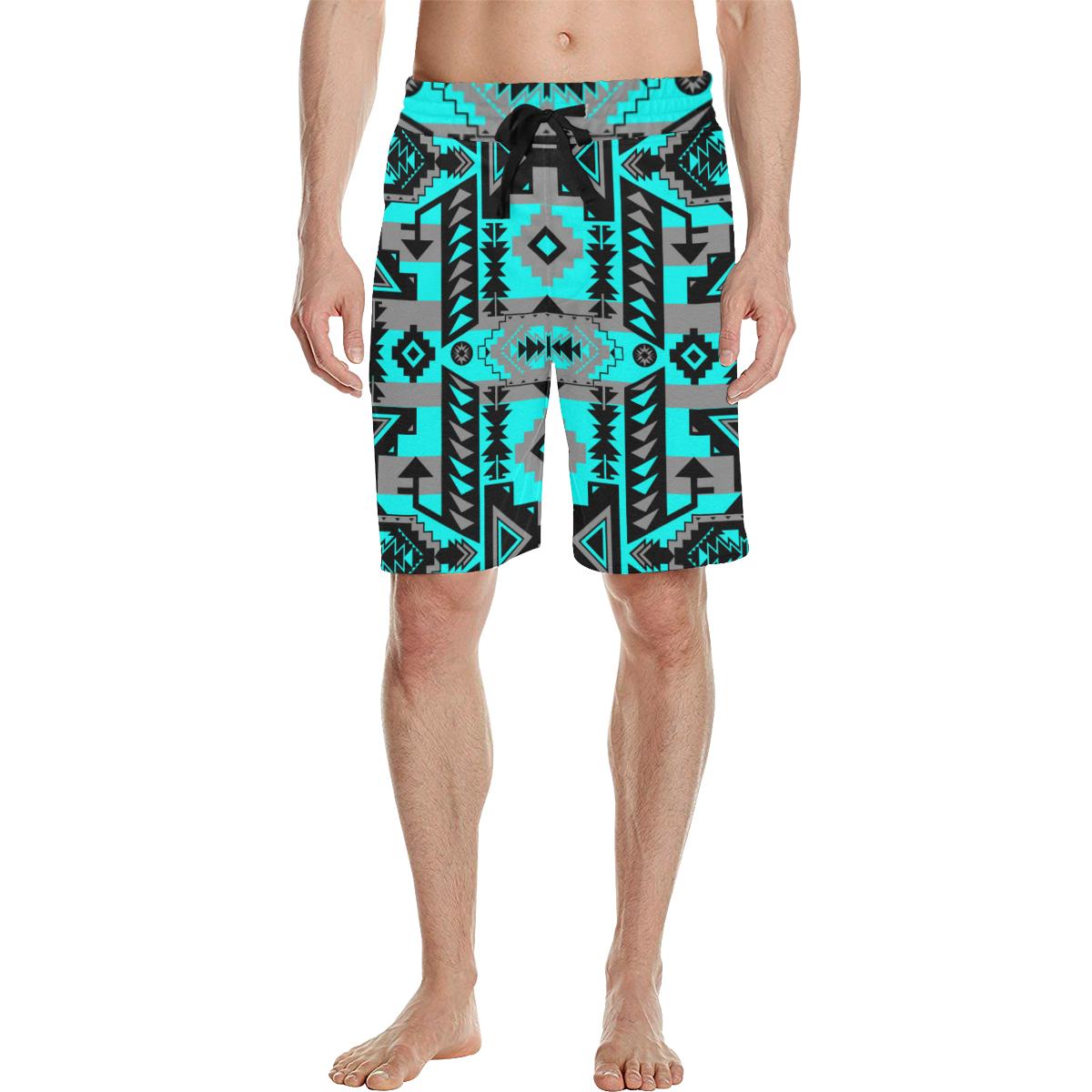 Chiefs Mountain Sky Men's All Over Print Casual Shorts (Model L23) Men's Casual Shorts (L23) e-joyer