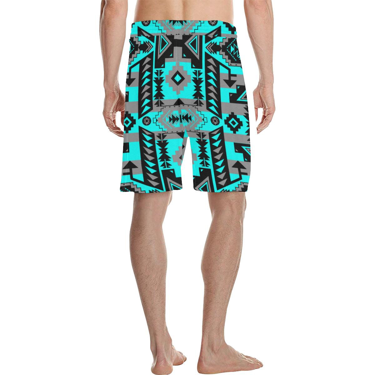 Chiefs Mountain Sky Men's All Over Print Casual Shorts (Model L23) Men's Casual Shorts (L23) e-joyer