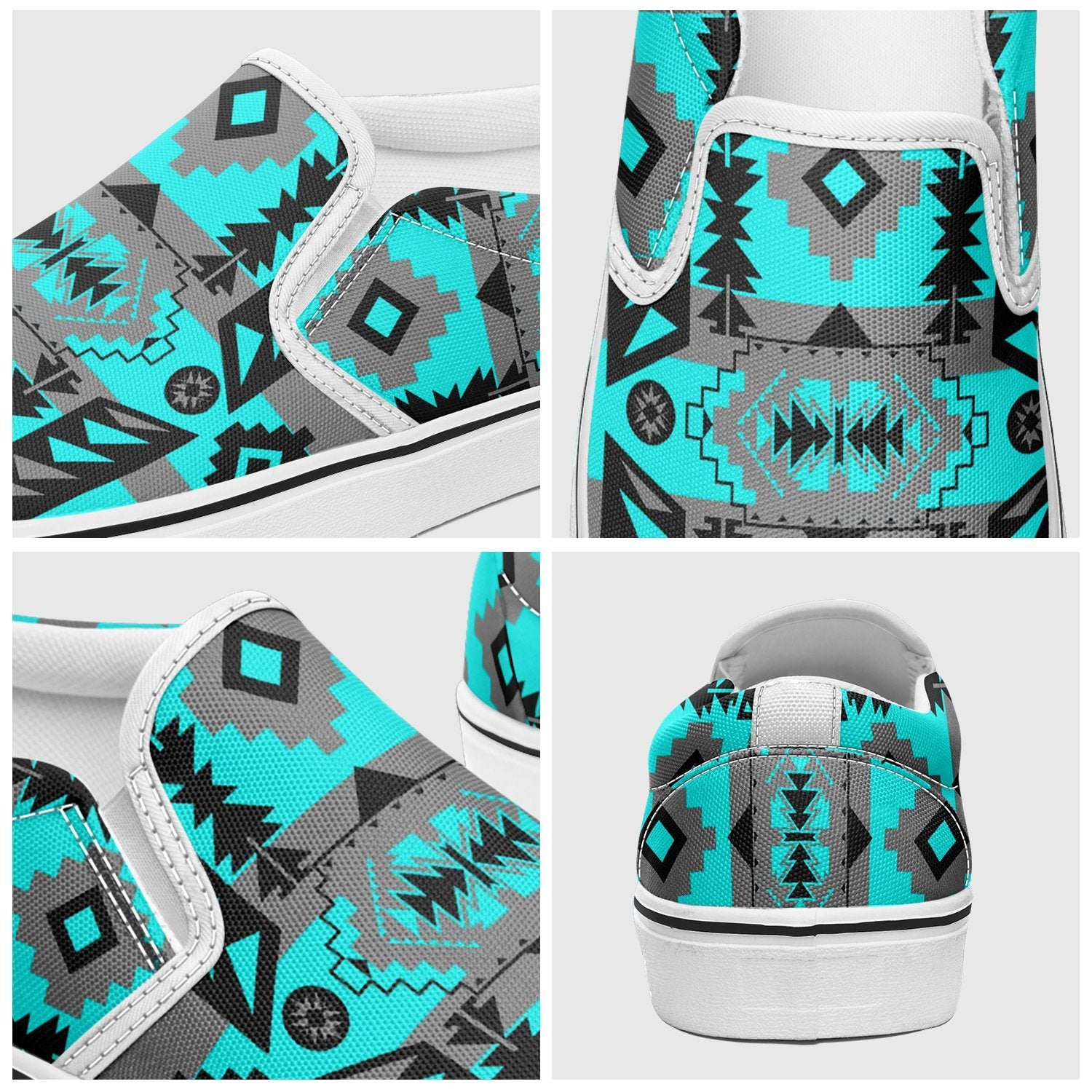 Chiefs Mountain Sky Otoyimm Canvas Slip On Shoes 49 Dzine