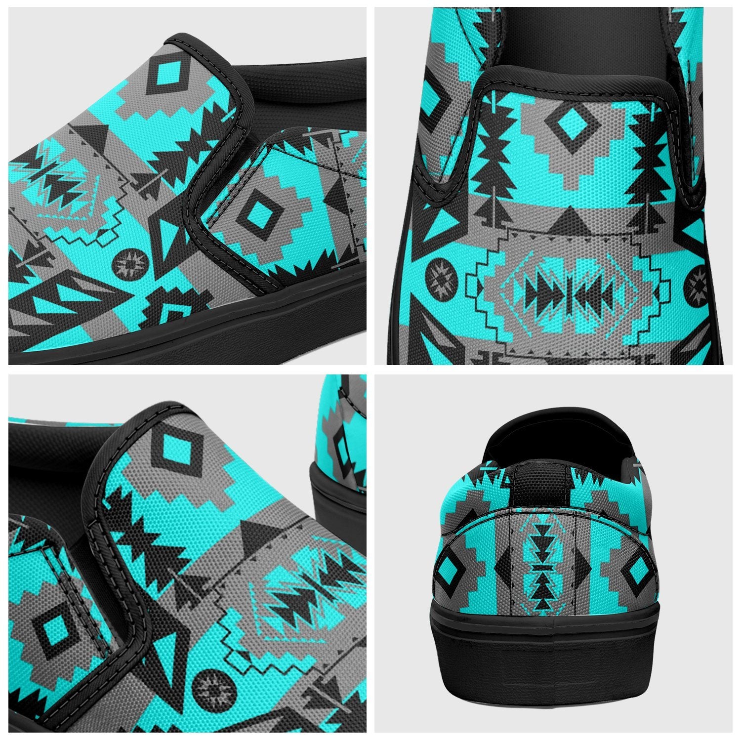 Chiefs Mountain Sky Otoyimm Canvas Slip On Shoes 49 Dzine