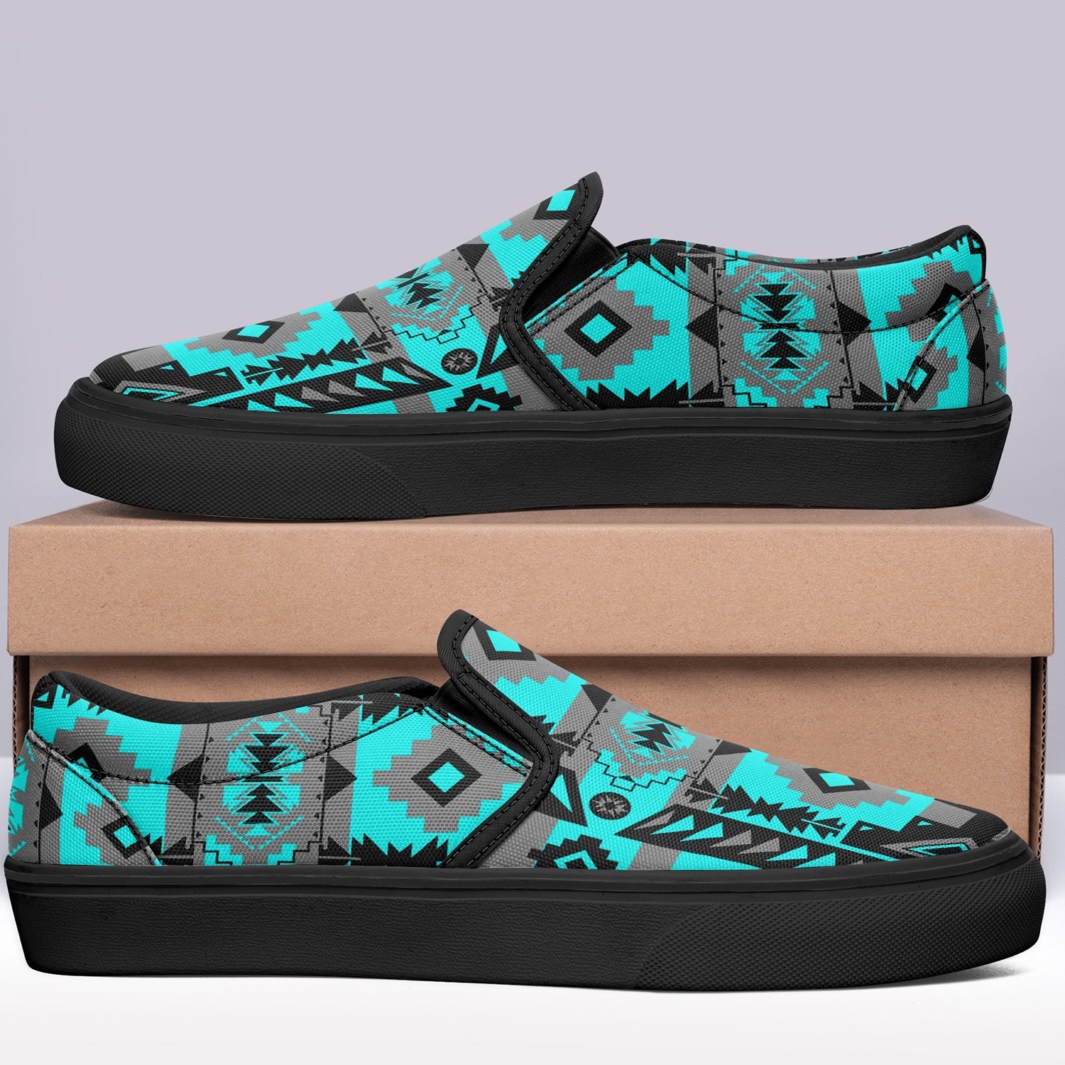 Chiefs Mountain Sky Otoyimm Canvas Slip On Shoes 49 Dzine