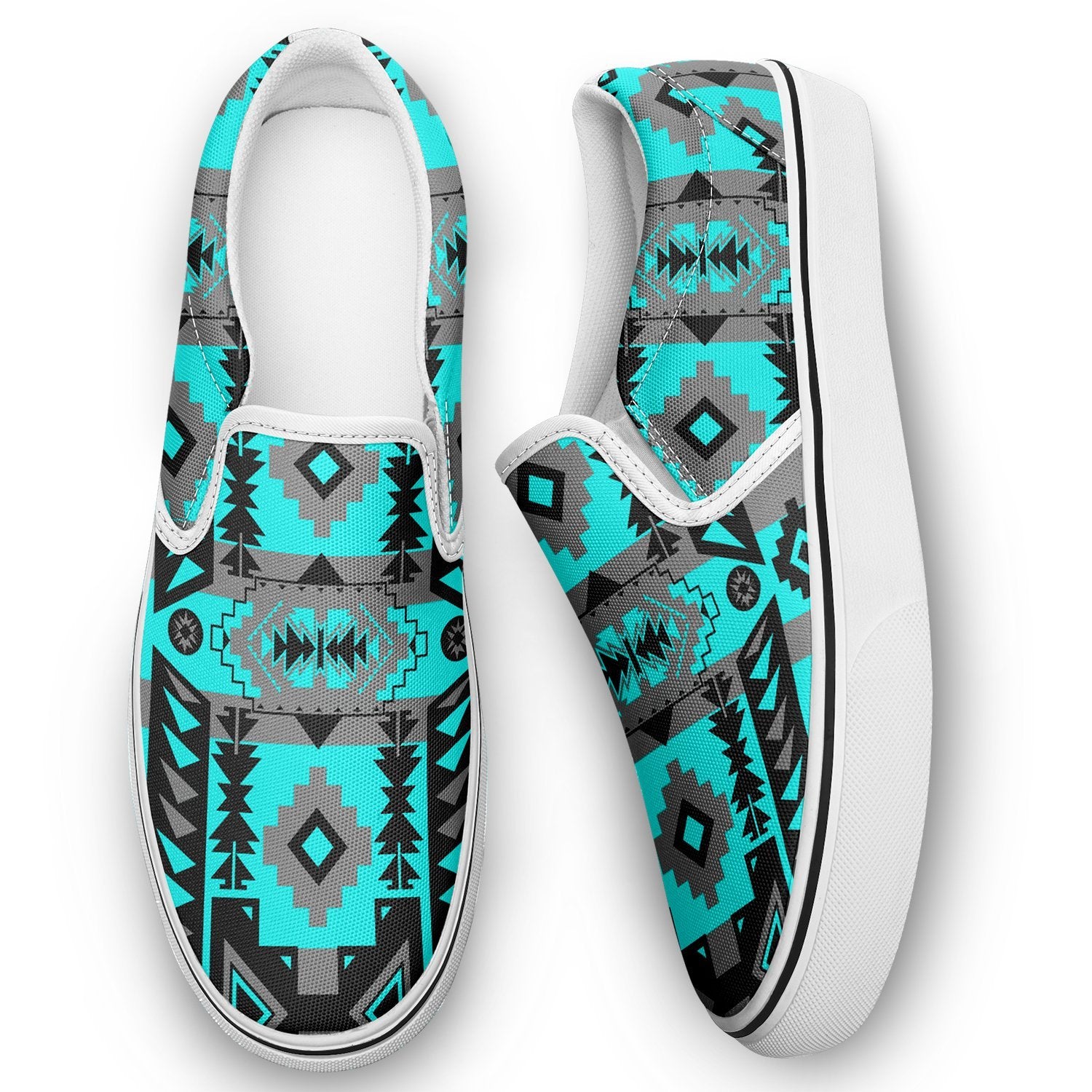 Chiefs Mountain Sky Otoyimm Canvas Slip On Shoes 49 Dzine