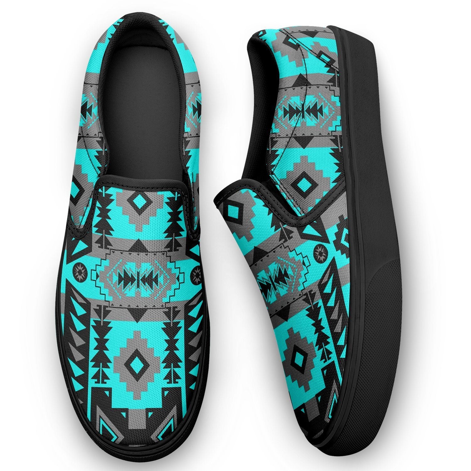 Chiefs Mountain Sky Otoyimm Kid's Canvas Slip On Shoes 49 Dzine