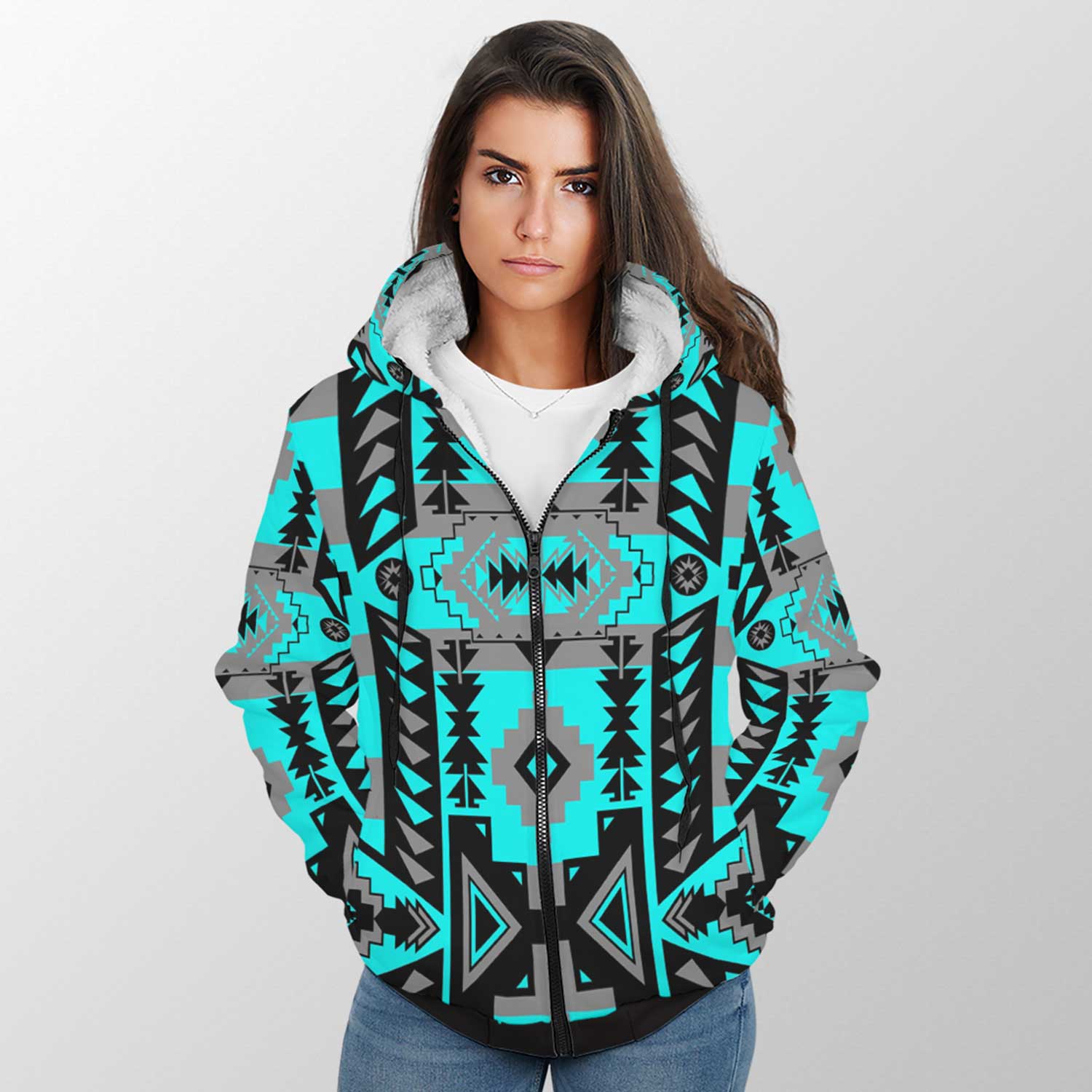 Chiefs Mountain Sky Sherpa Hoodie 49 Dzine
