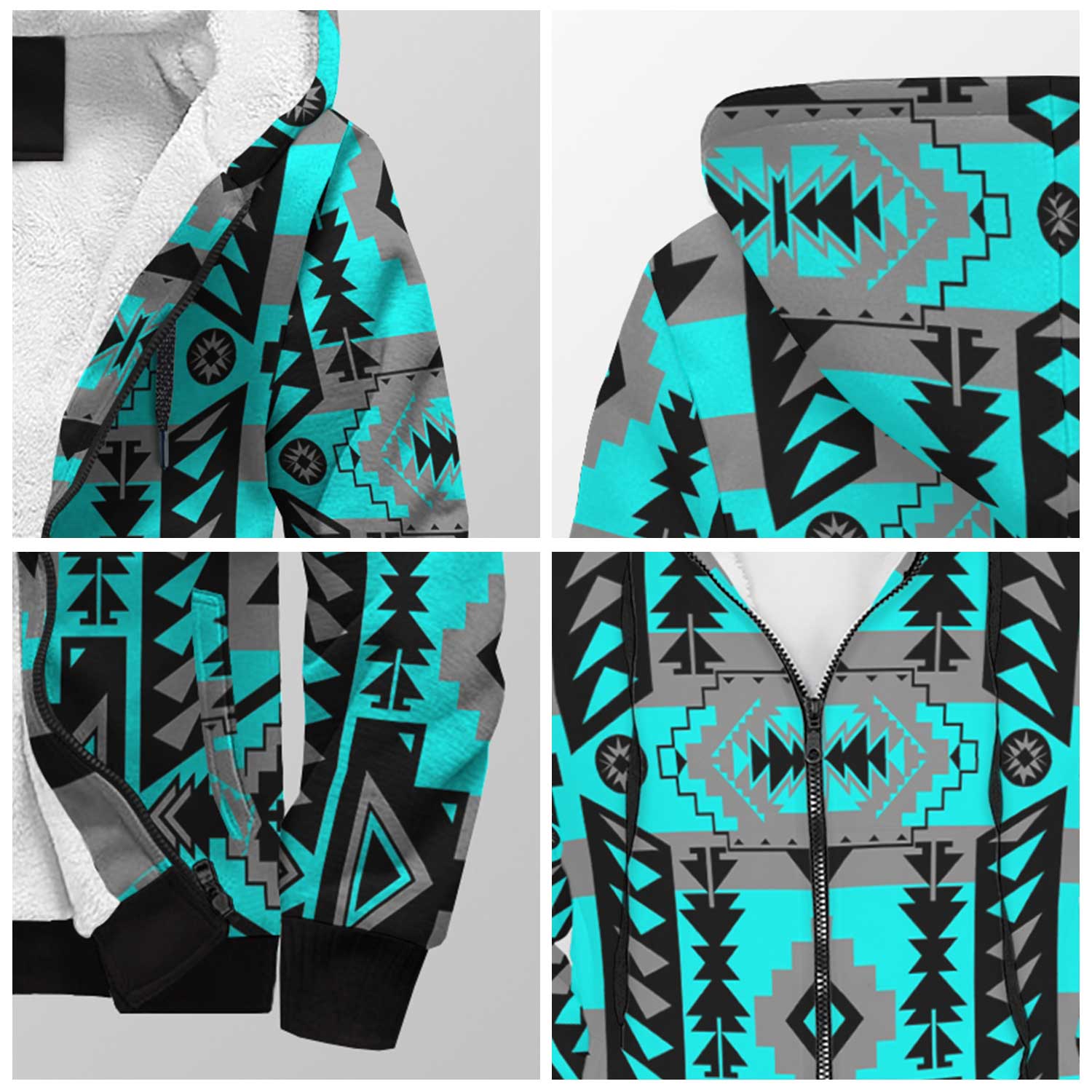 Chiefs Mountain Sky Sherpa Hoodie 49 Dzine