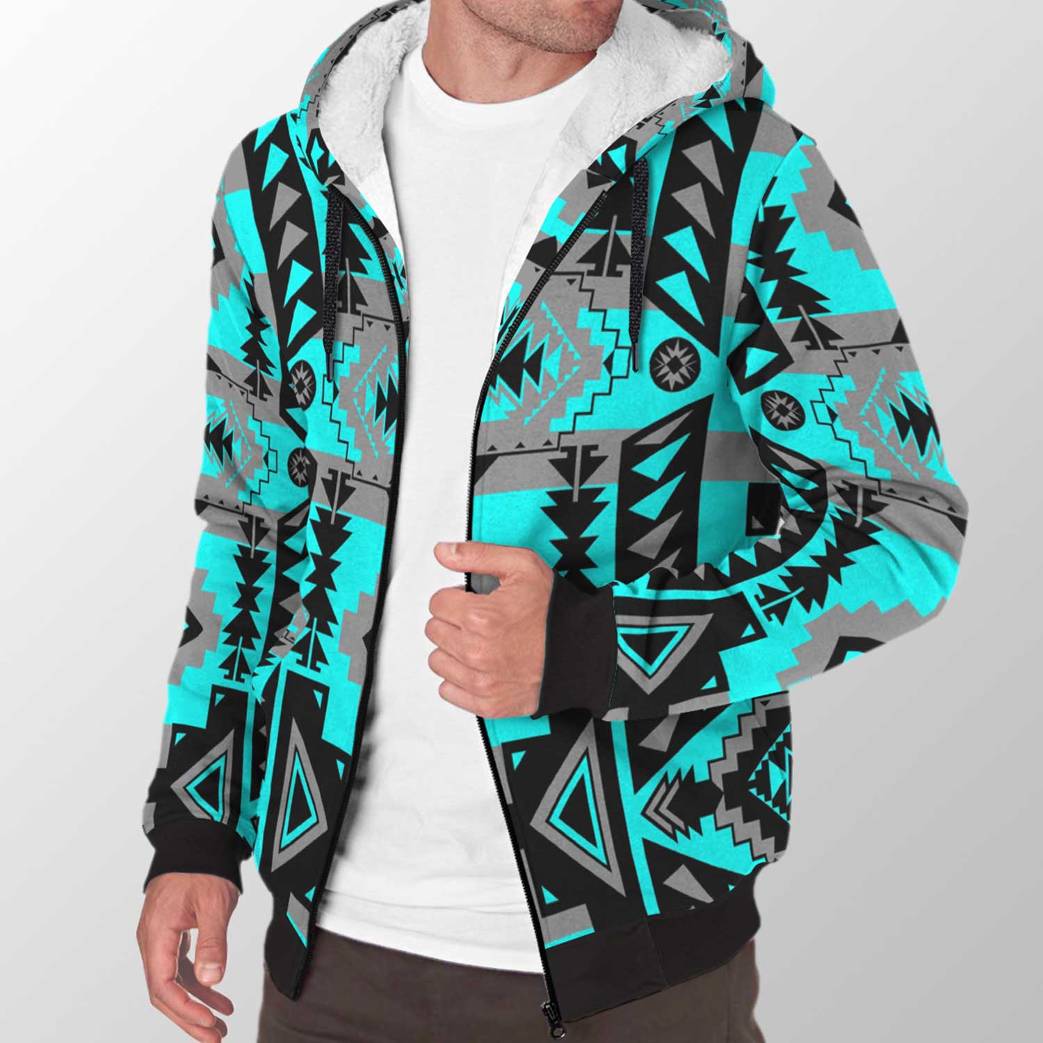 Chiefs Mountain Sky Sherpa Hoodie 49 Dzine