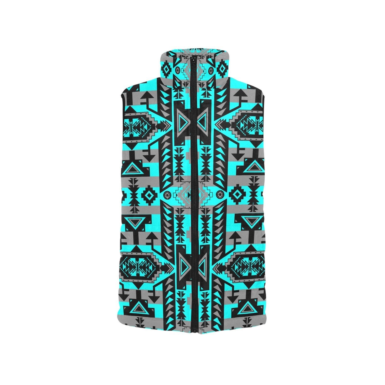 Chiefs Mountain Sky Women's Padded Vest Jacket (Model H44) Women's Padded Vest Jacket (H44) e-joyer