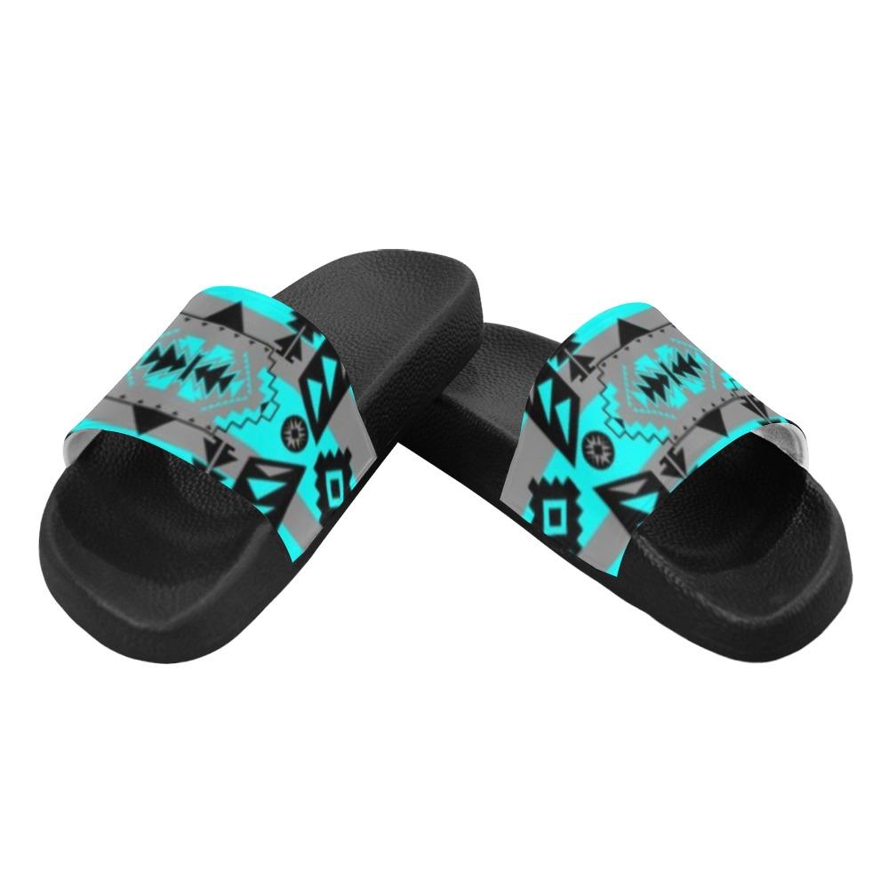 Chiefs Mountain Sky Women's Slide Sandals (Model 057) Women's Slide Sandals (057) e-joyer