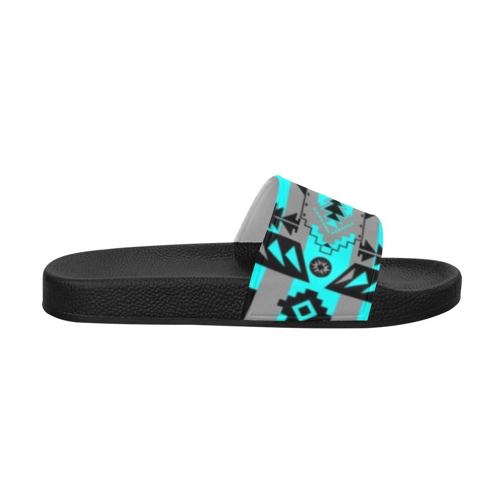 Chiefs Mountain Sky Women's Slide Sandals (Model 057) Women's Slide Sandals (057) e-joyer