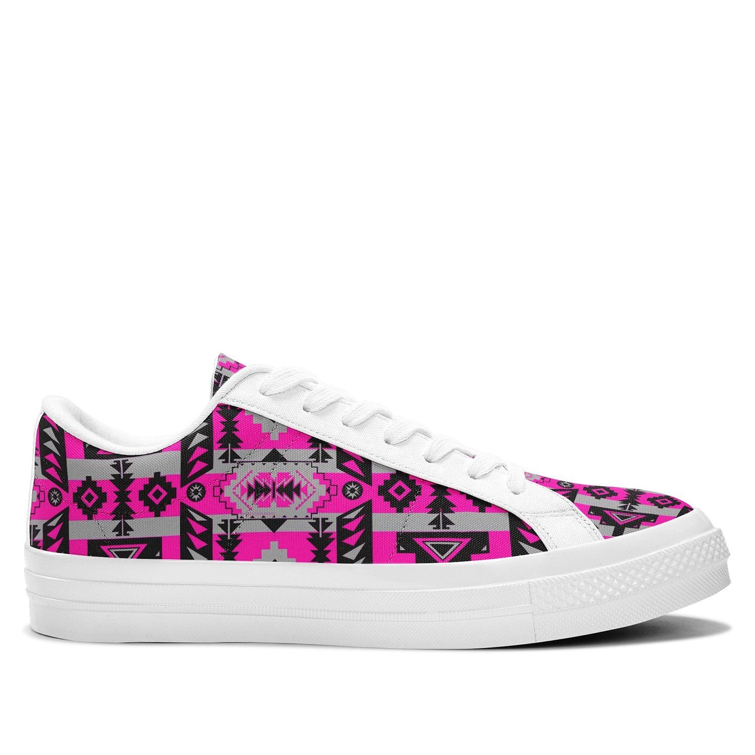 Chiefs Mountain Stunning Sunset Aapisi Low Top Canvas Shoes White Sole 49 Dzine