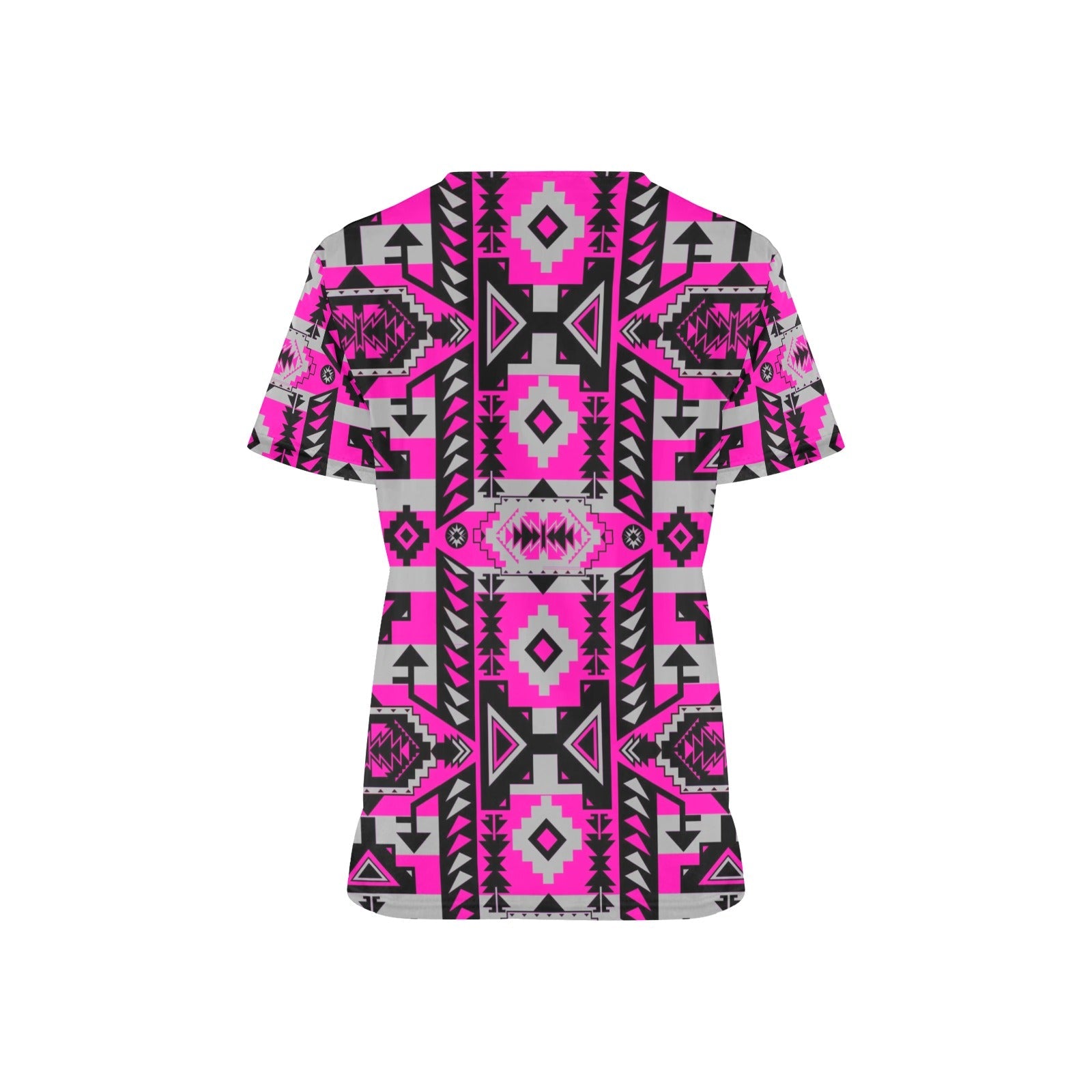 Chiefs Mountain Stunning Sunset All Over Print Scrub Top Scrub Top e-joyer