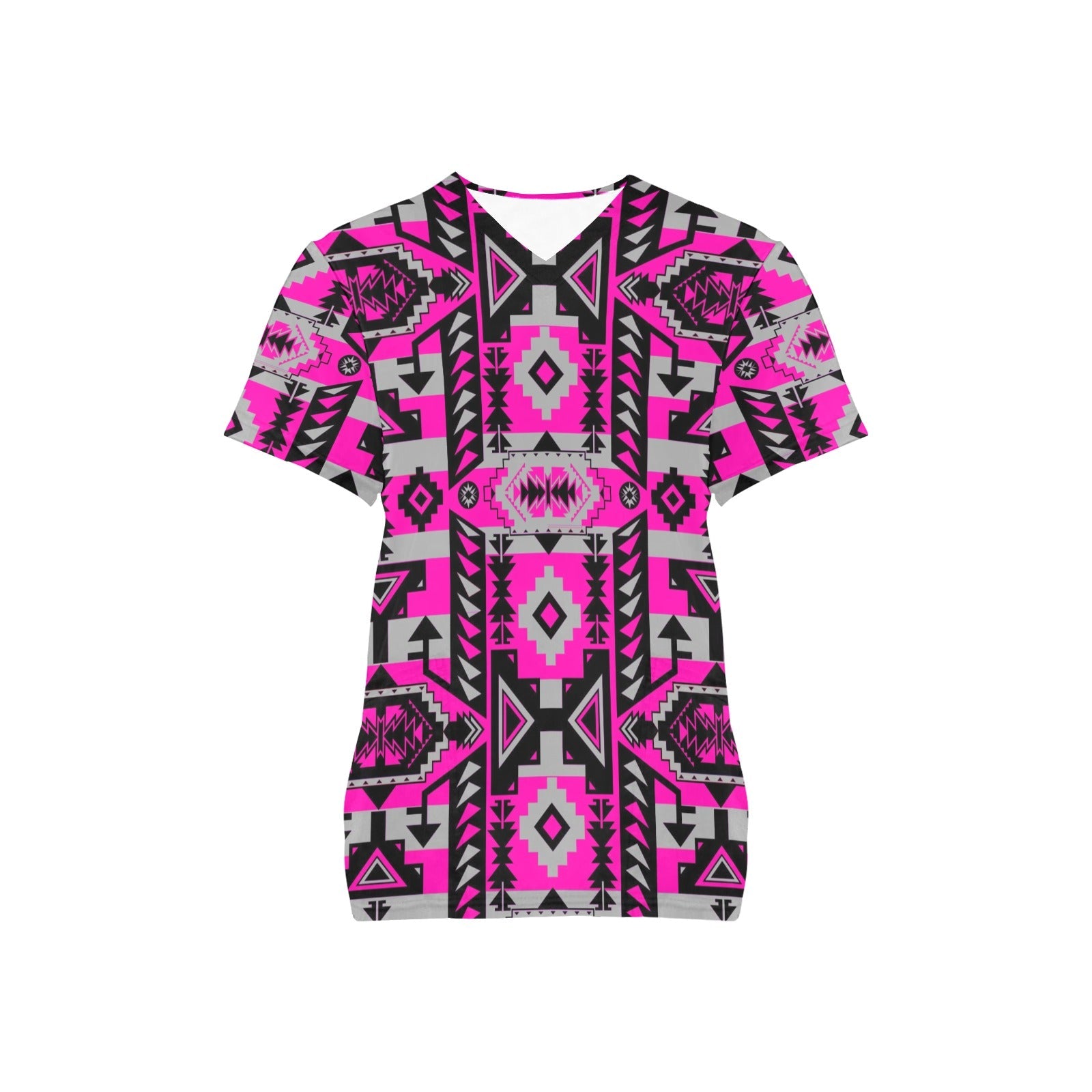 Chiefs Mountain Stunning Sunset All Over Print Scrub Top Scrub Top e-joyer